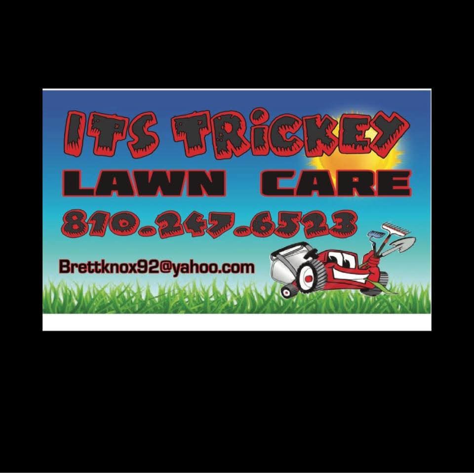 Its Trickey Lawn Care Logo