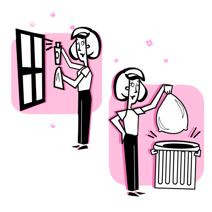 HERE TO HELP Cleaning Service LLC Logo