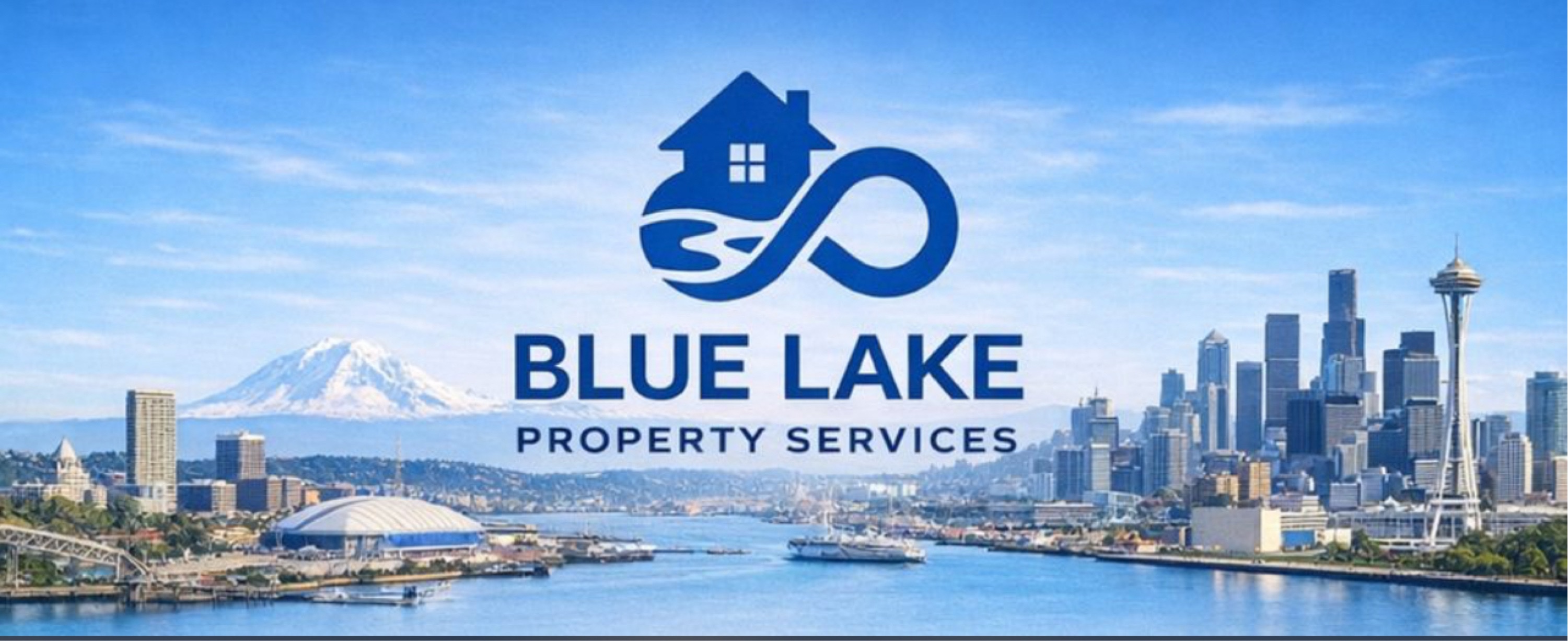 Blue lake property services Logo
