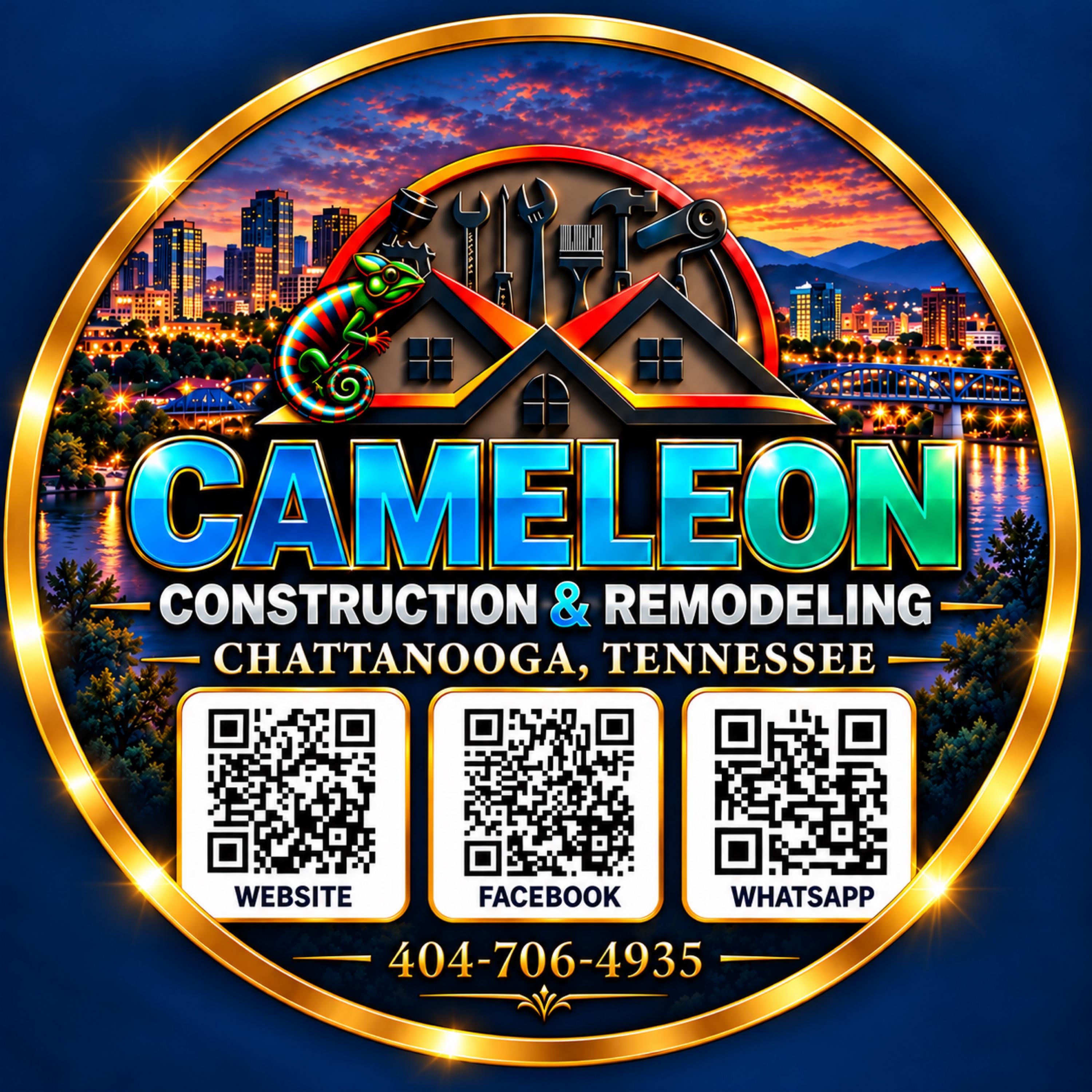 Cameleon Construction & Remodeling Logo