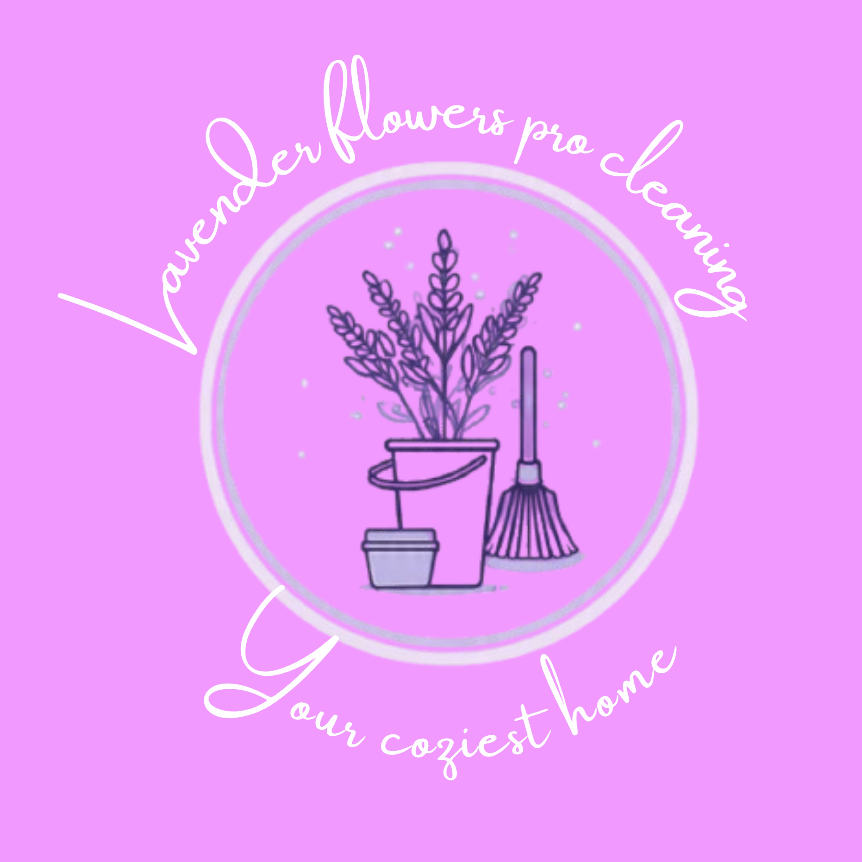 Lavender flowers pro cleaning Logo