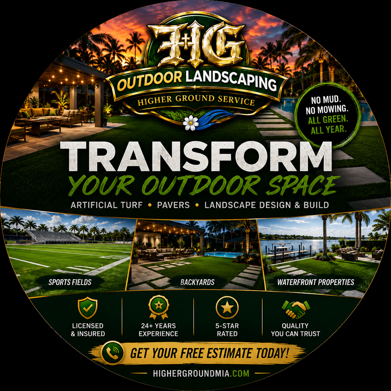 Higher Ground Services, LLC Logo