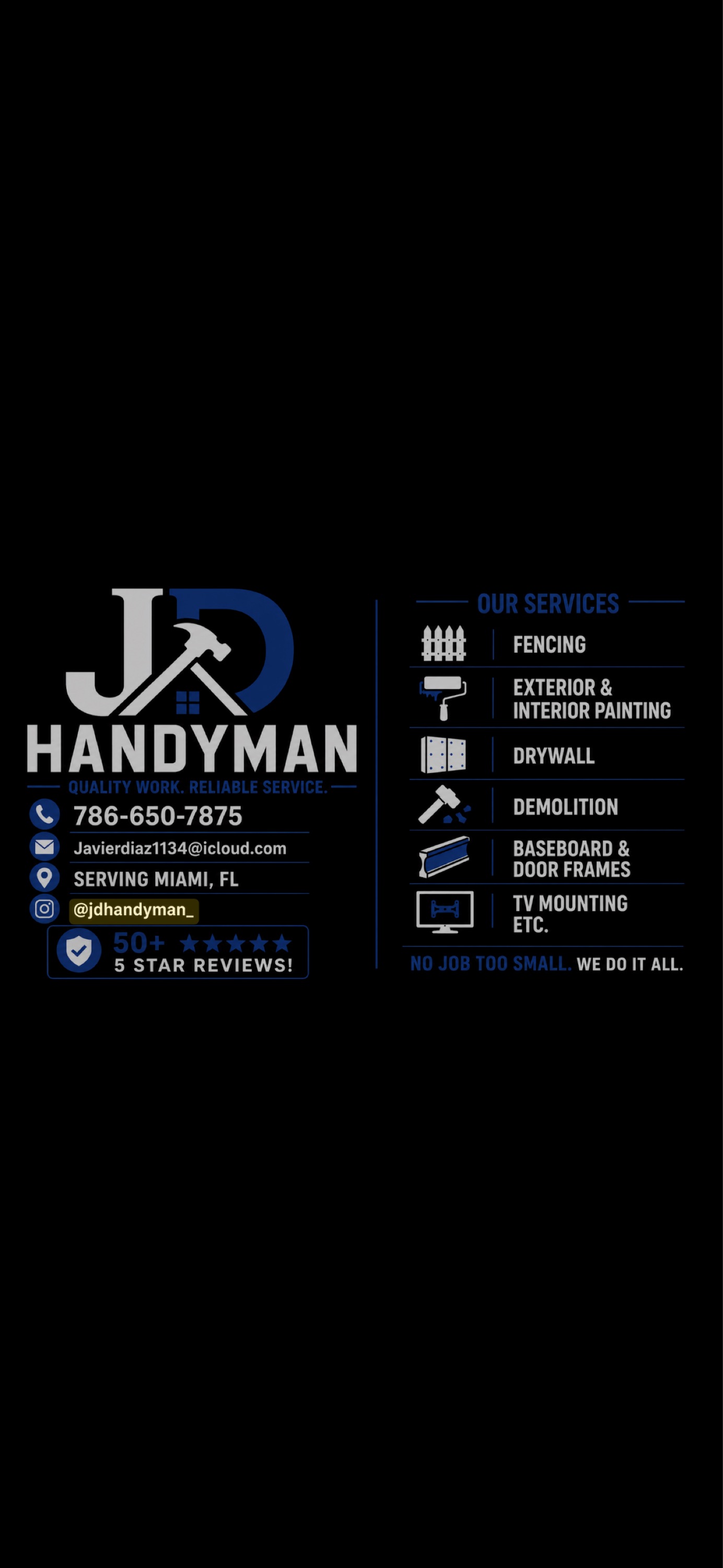 JD Handyman Logo