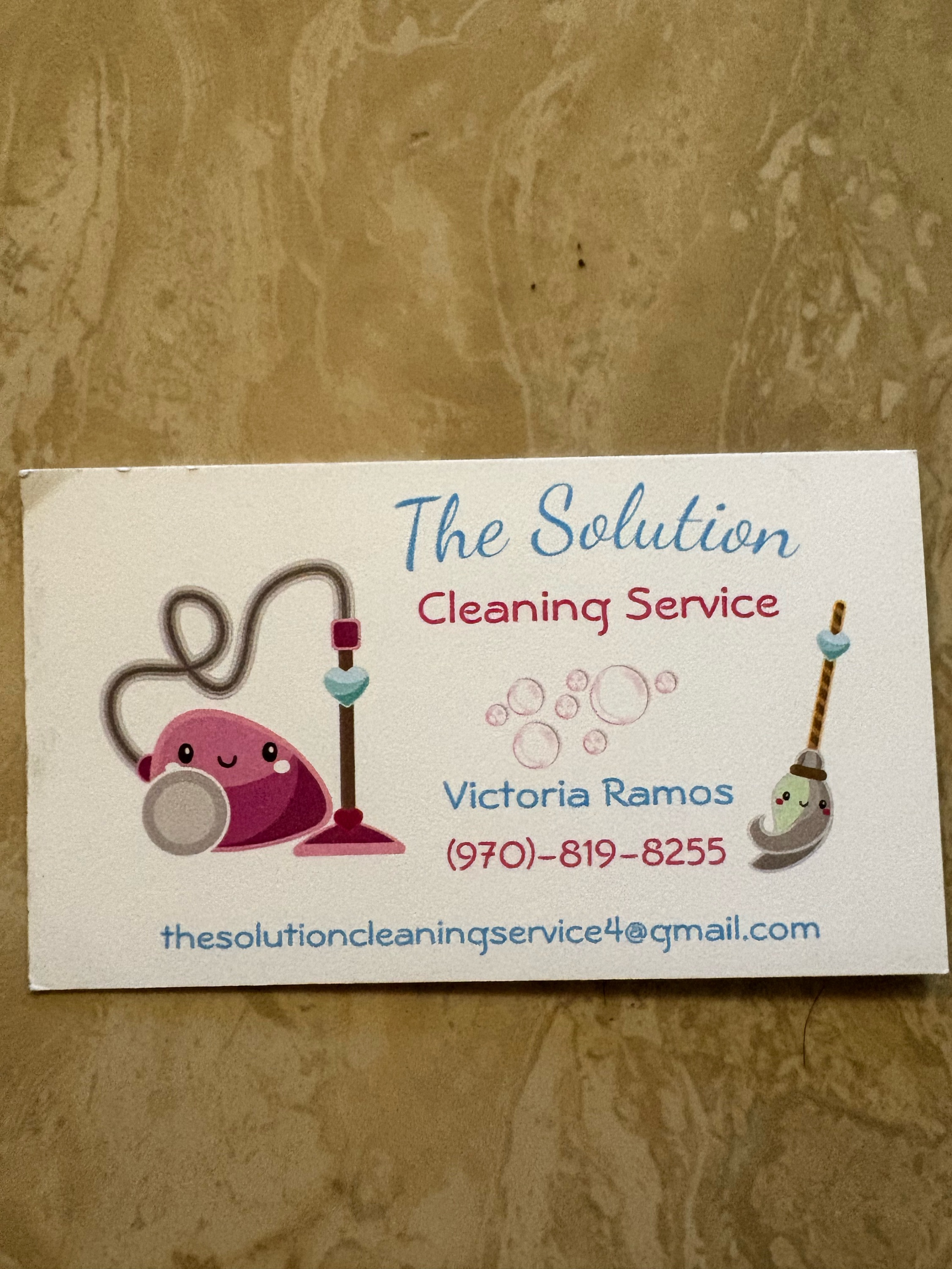 The Solution Cleaning Service Logo