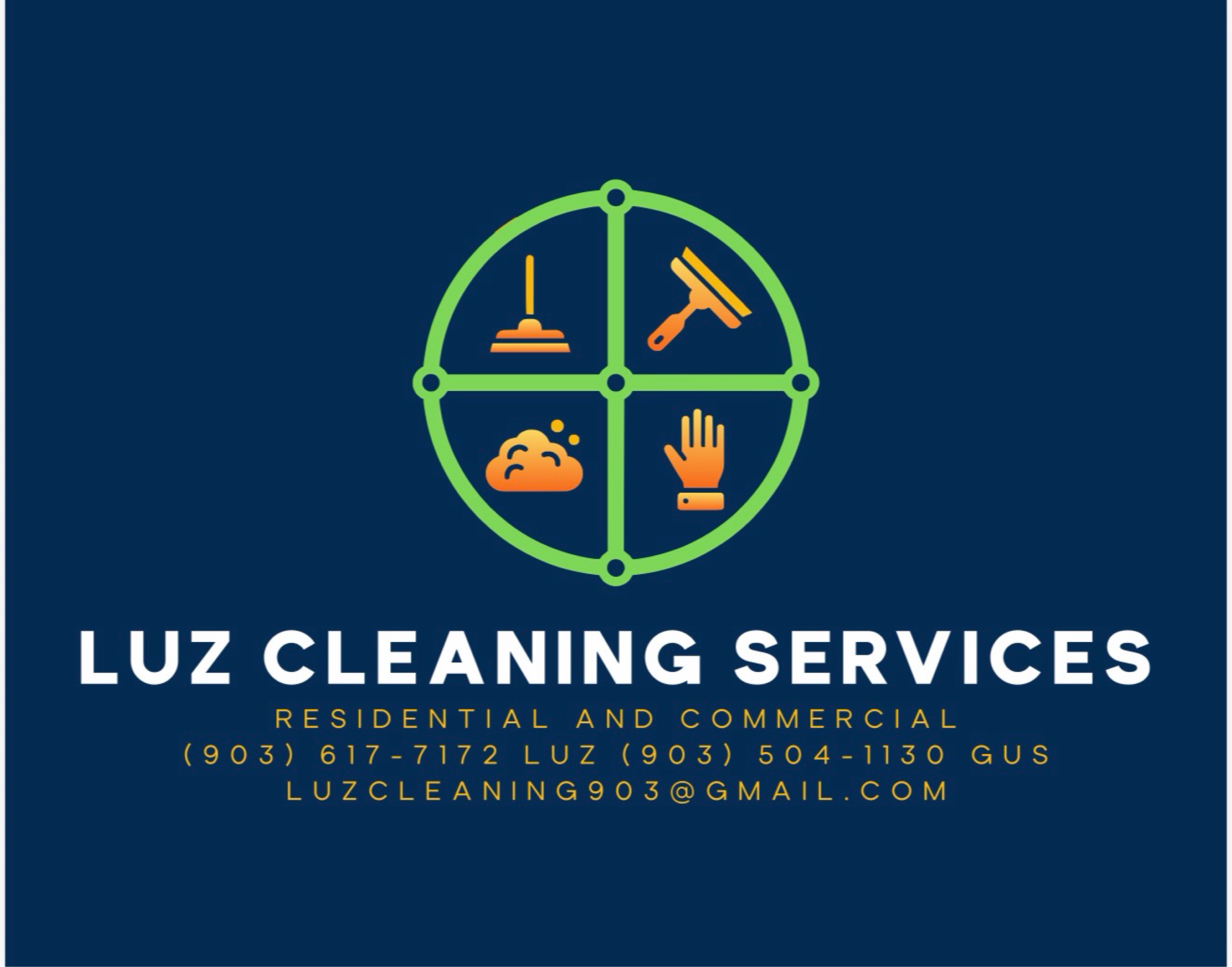 Luz Residential & Commercial Cleaning Logo
