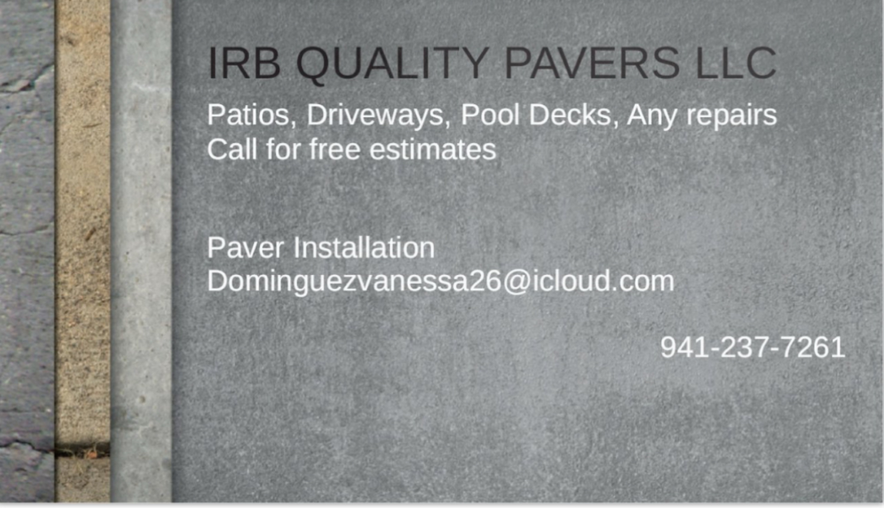 IRB Quality Pavers LLC Logo