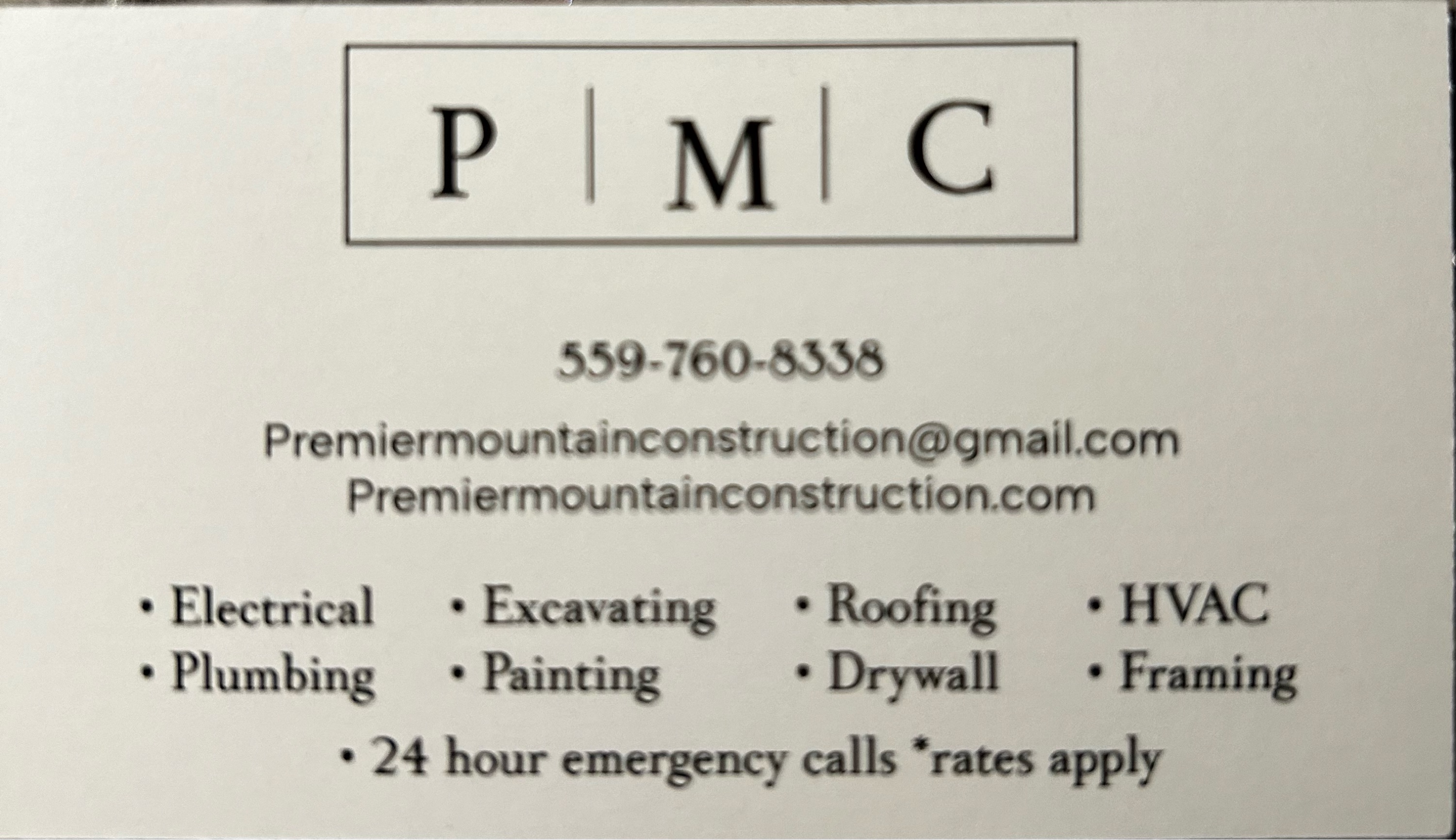 Premier Mountain Handyman Logo