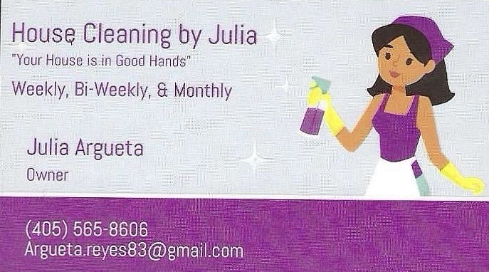 House Cleaning by Julia Logo