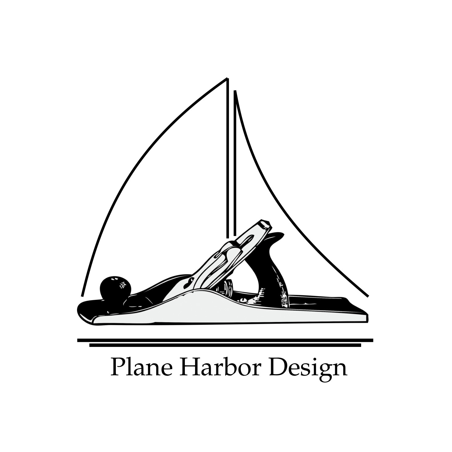 Plane Harbor Design Logo