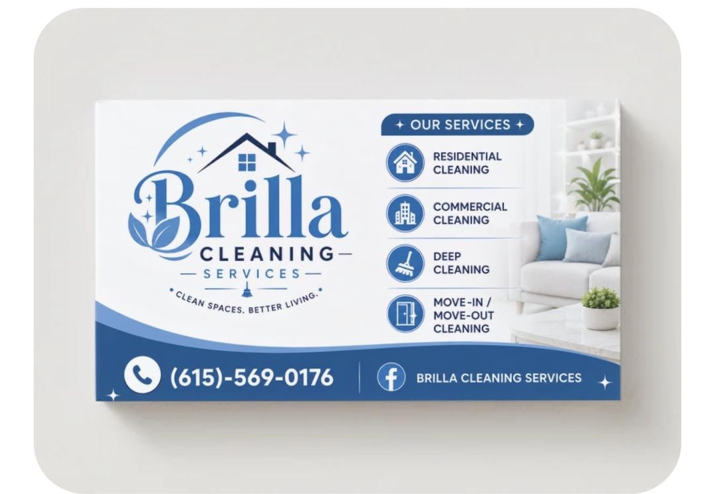 Brilla cleanings service LLC Logo
