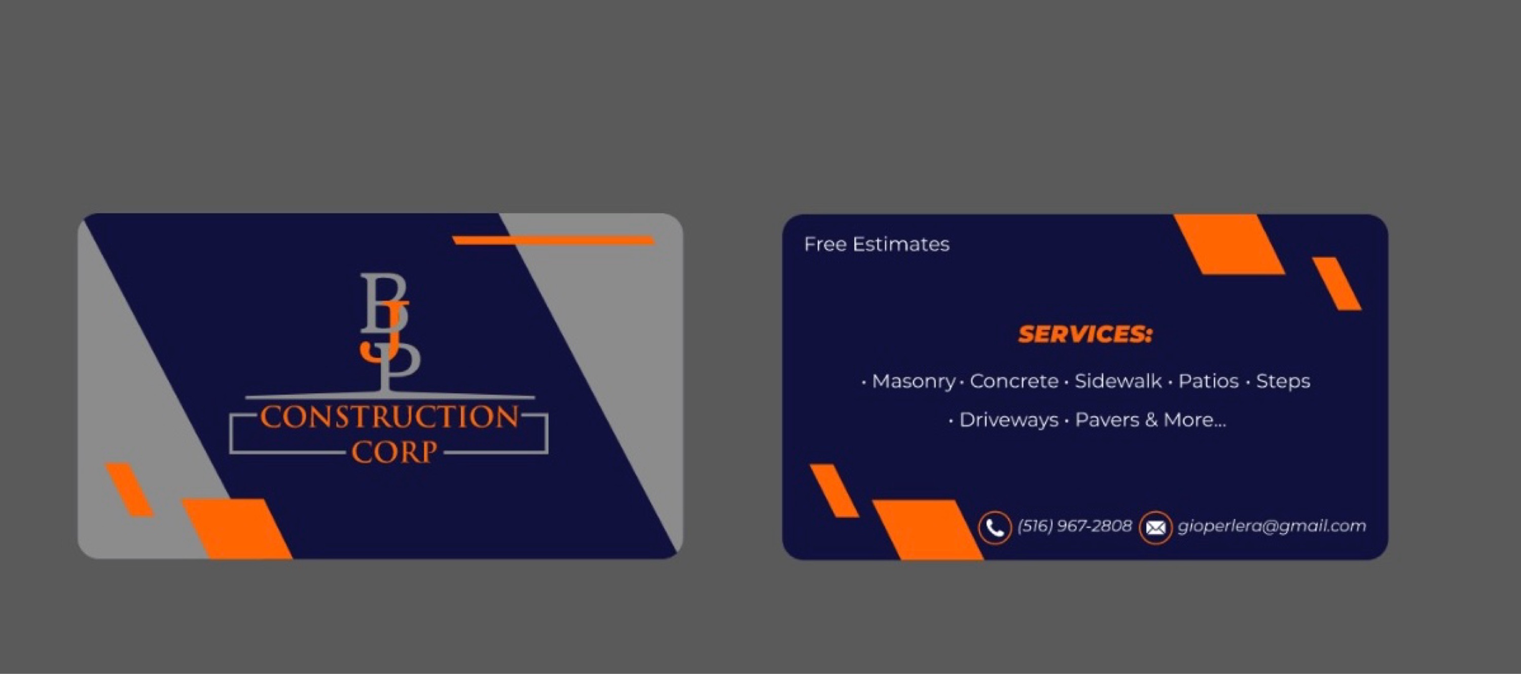 BJP CONSTRUCTION CORP. Logo