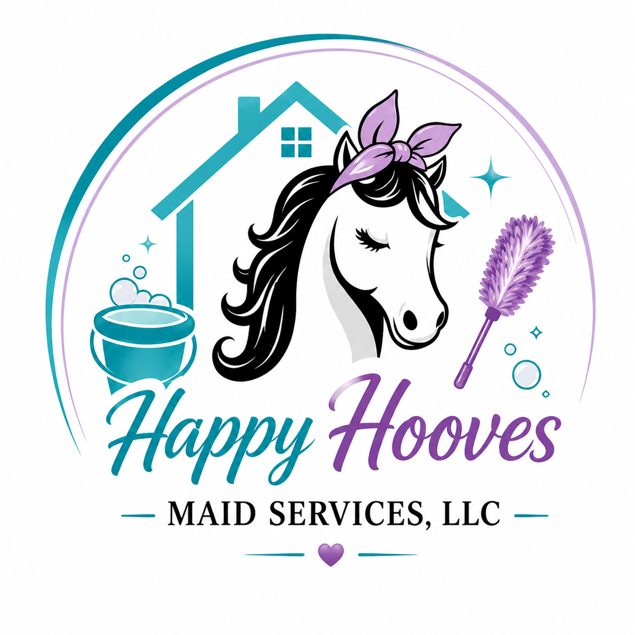 Happy Hooves Maid Services, LLC Logo
