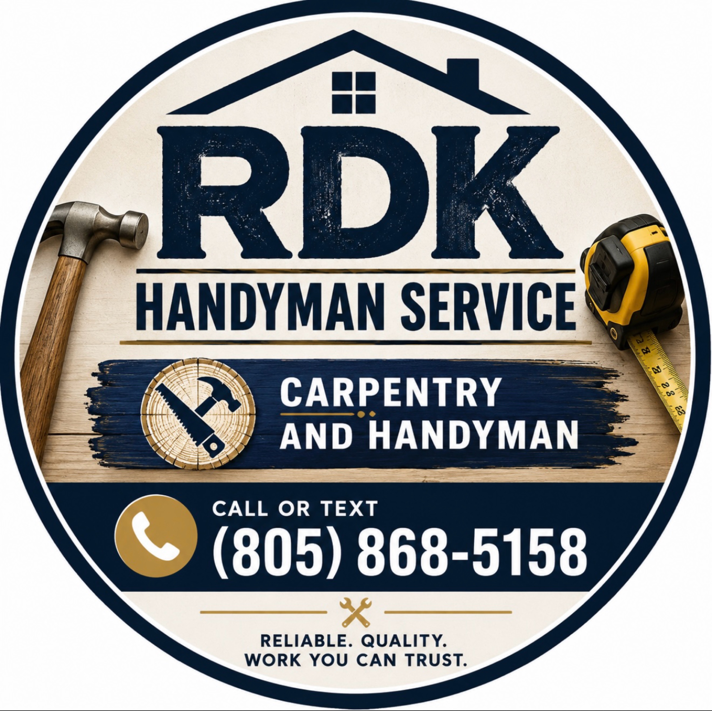 RDK Handyman Services and Repair Logo