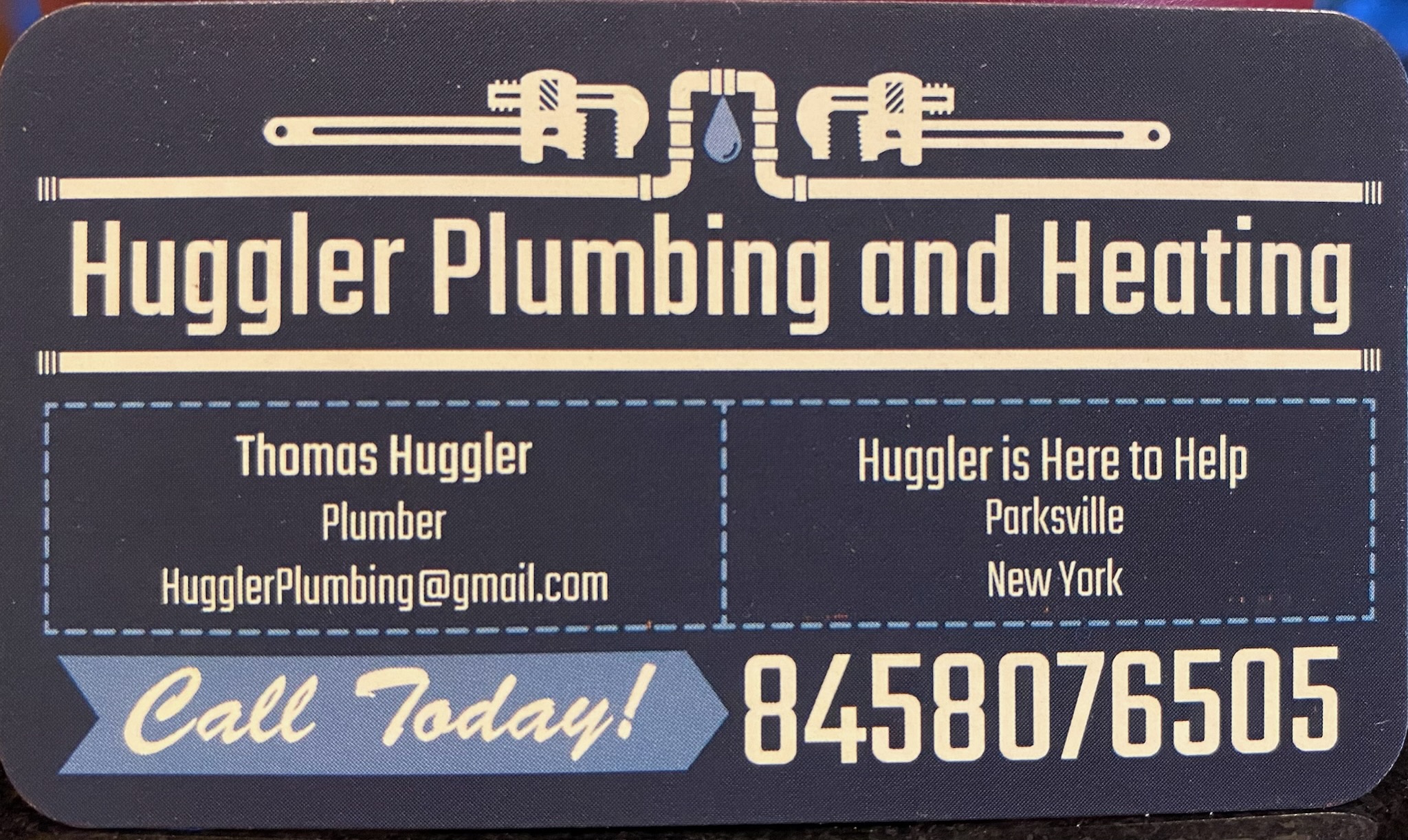 Huggler Plumbing and Heating Logo