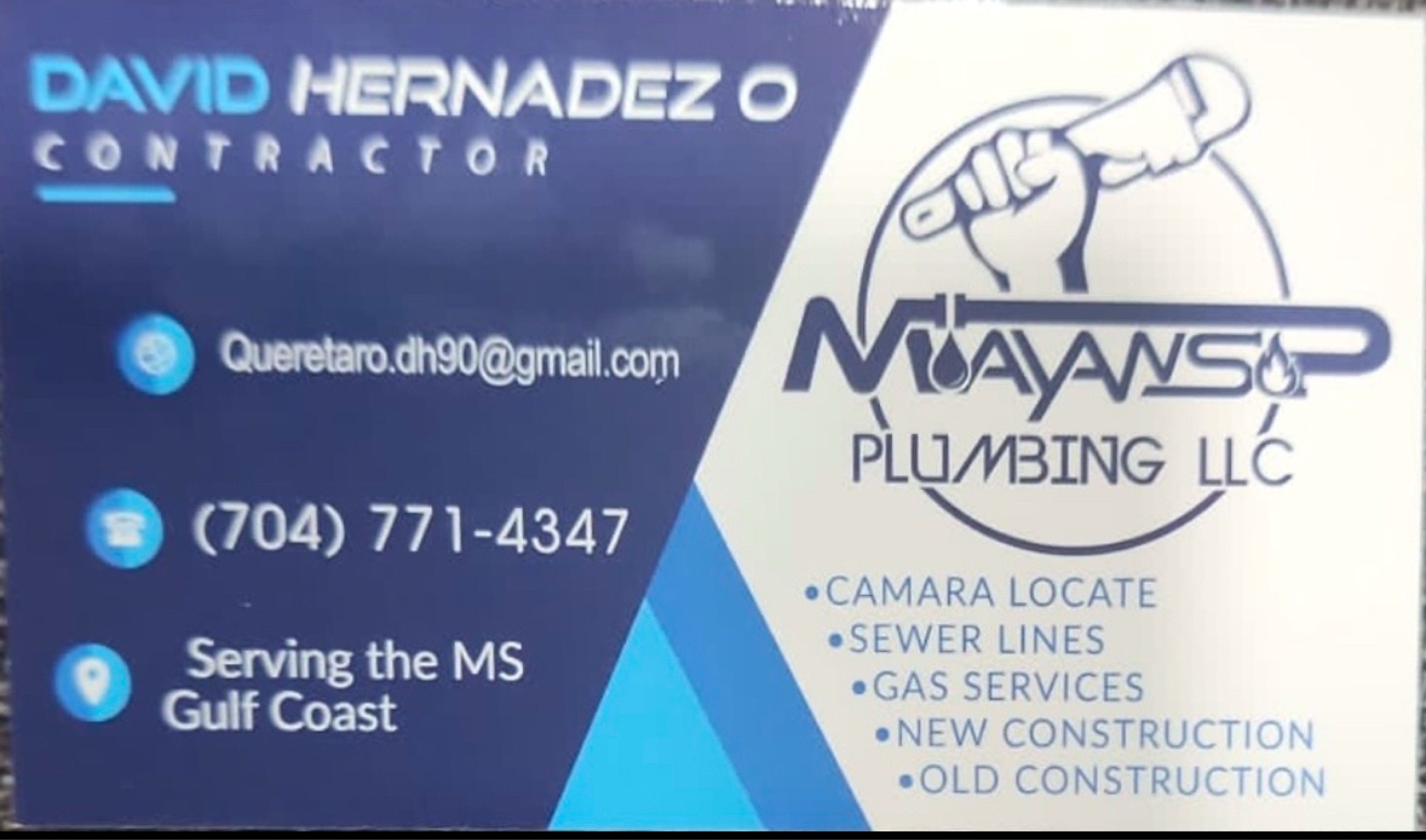 Mayans Plumbing Logo