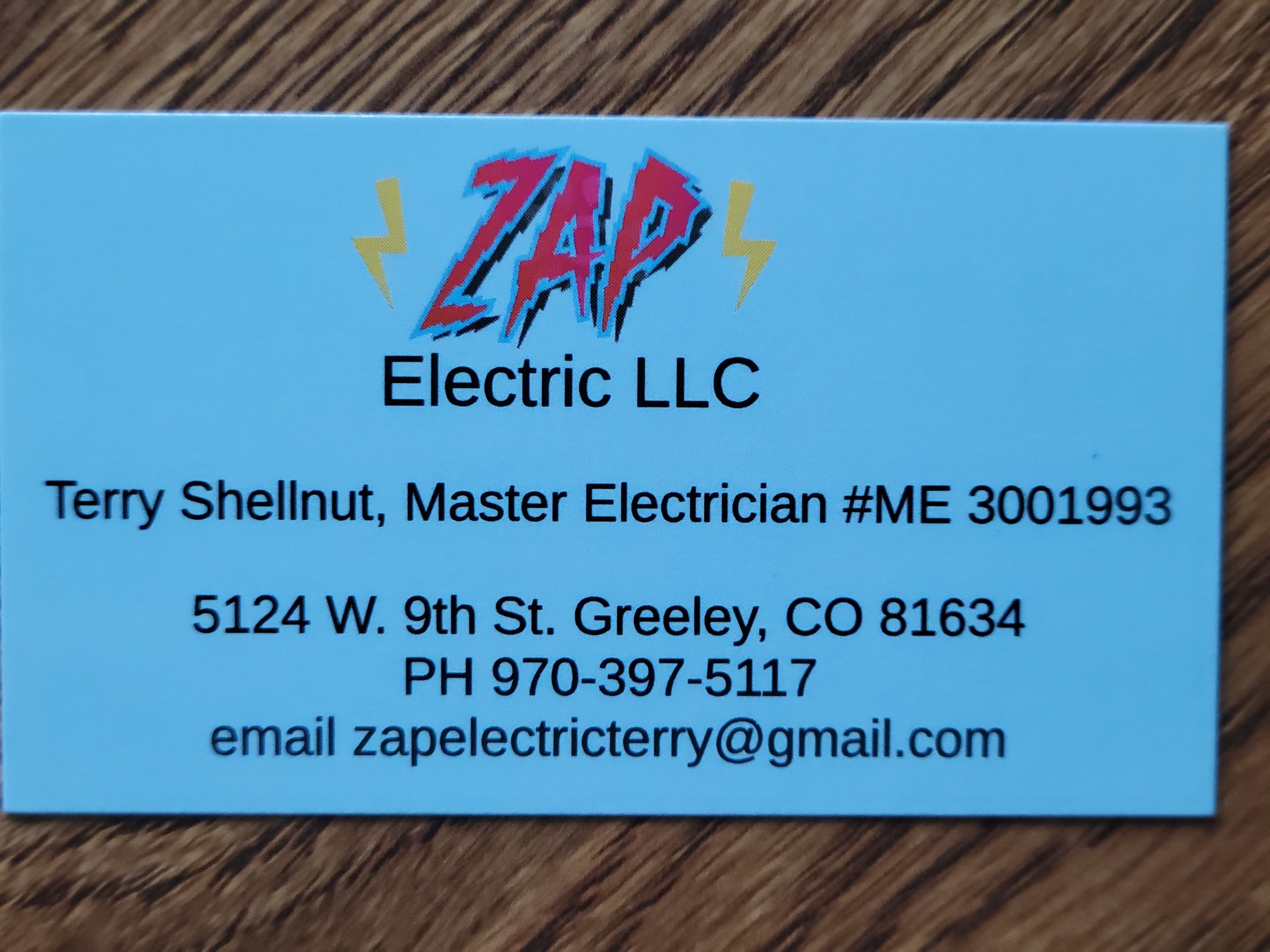 Zap Electric, LLC Logo