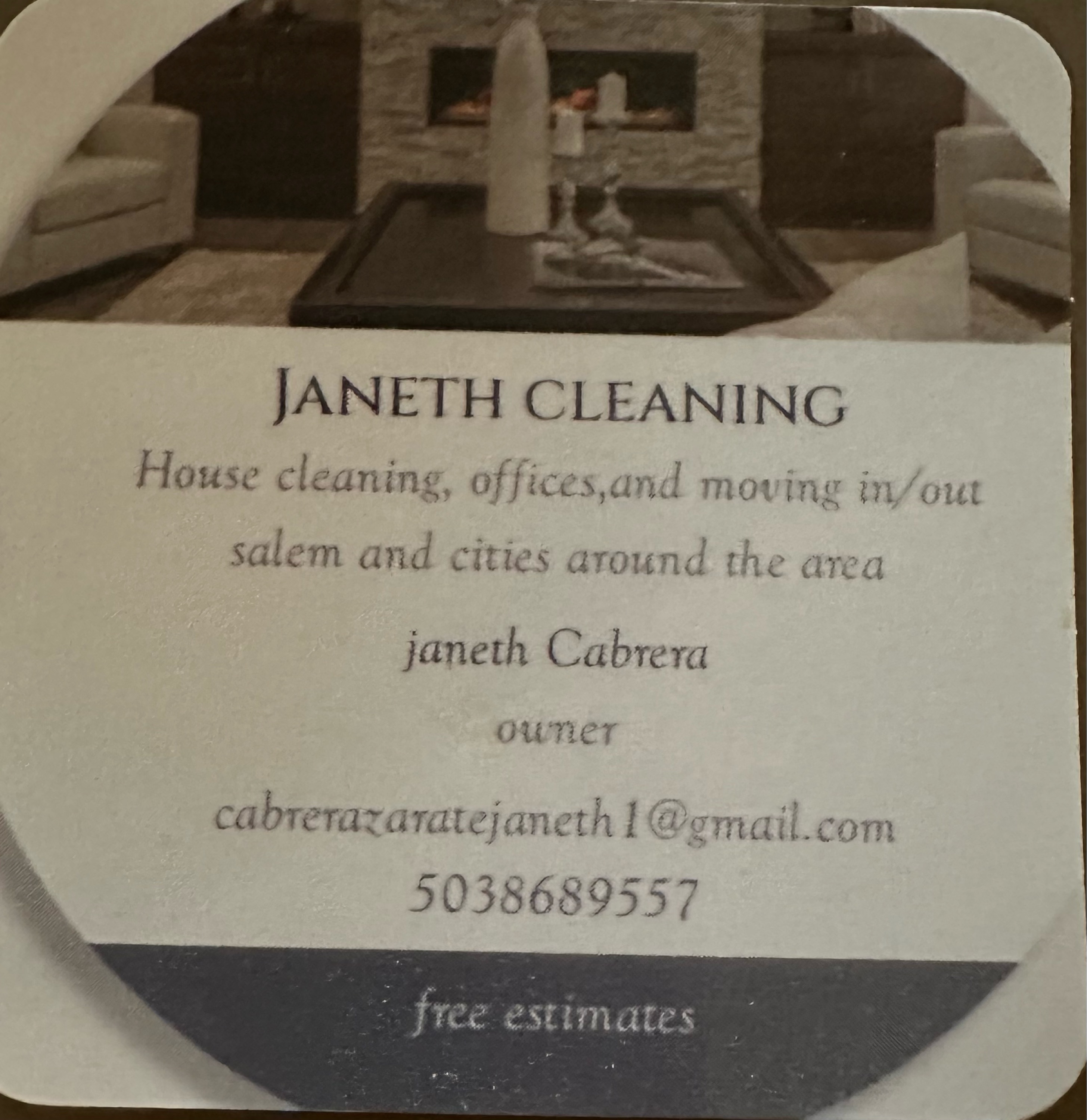 Janeth's Cleaning Logo