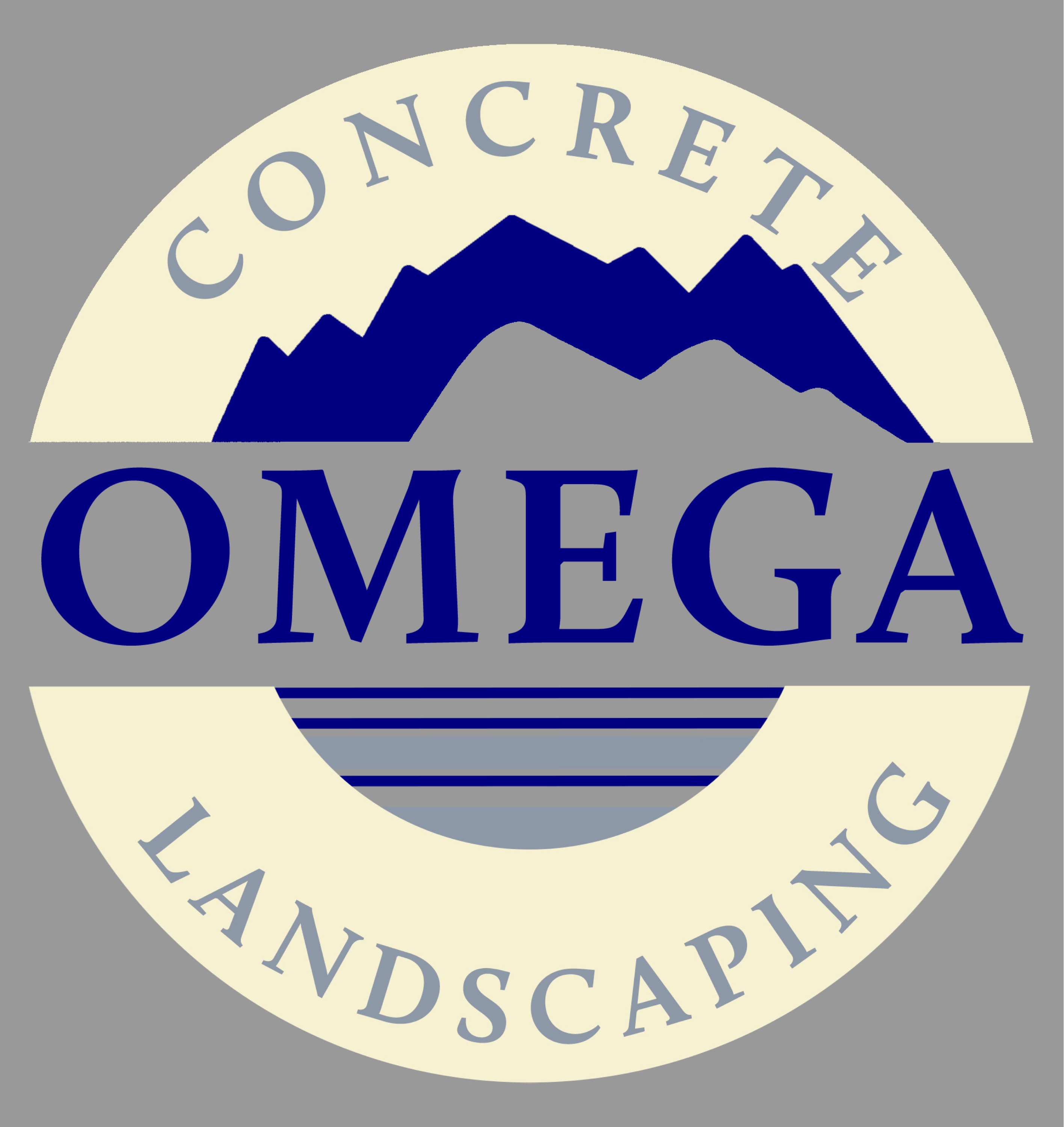 Omega Landscaping and Concrete LLC Logo