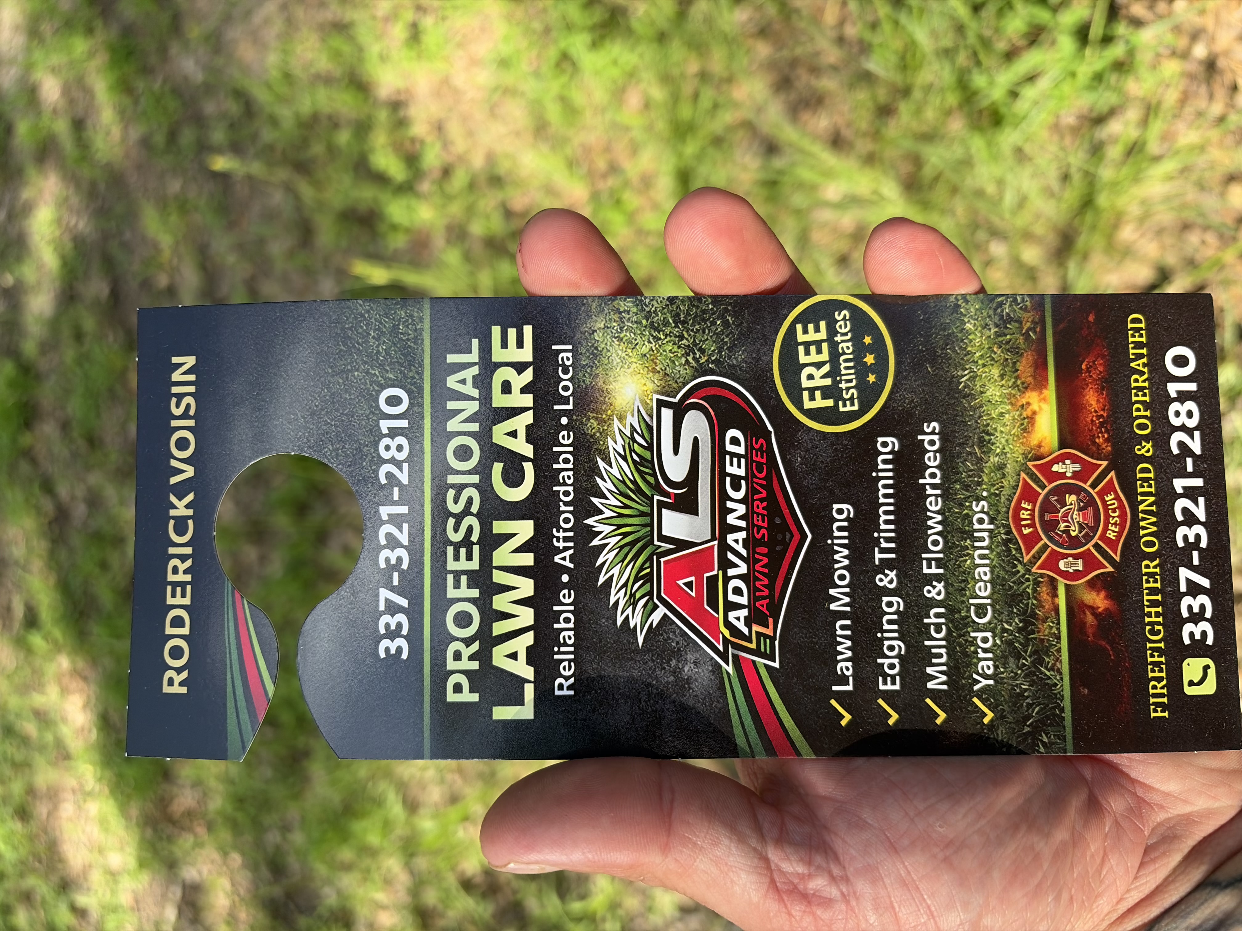 Advanced Lawn Services Logo