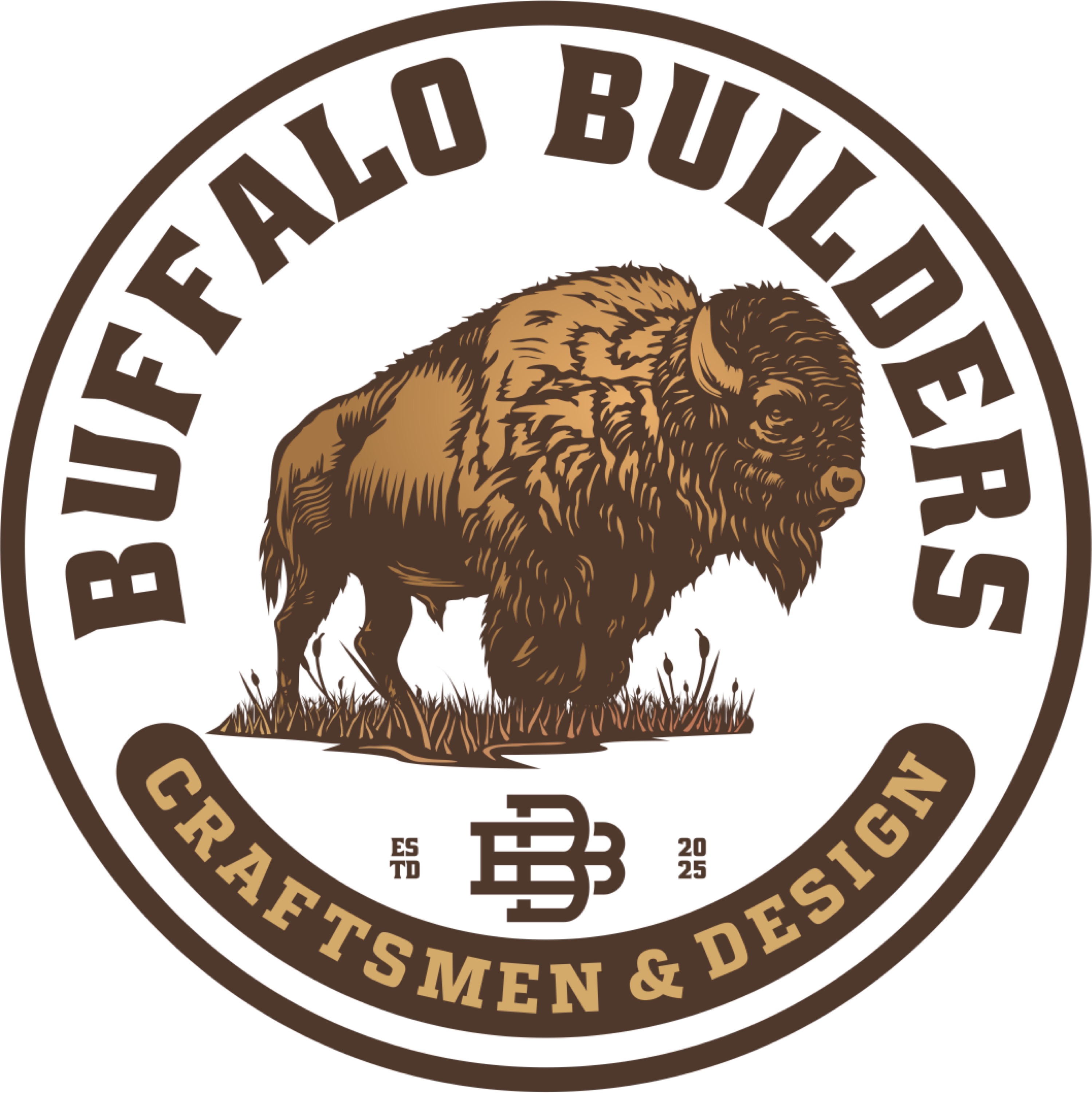 Buffalo Builders Craftsmen & Design Logo