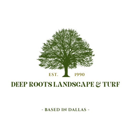 Deep Roots Landscape and Turf Logo