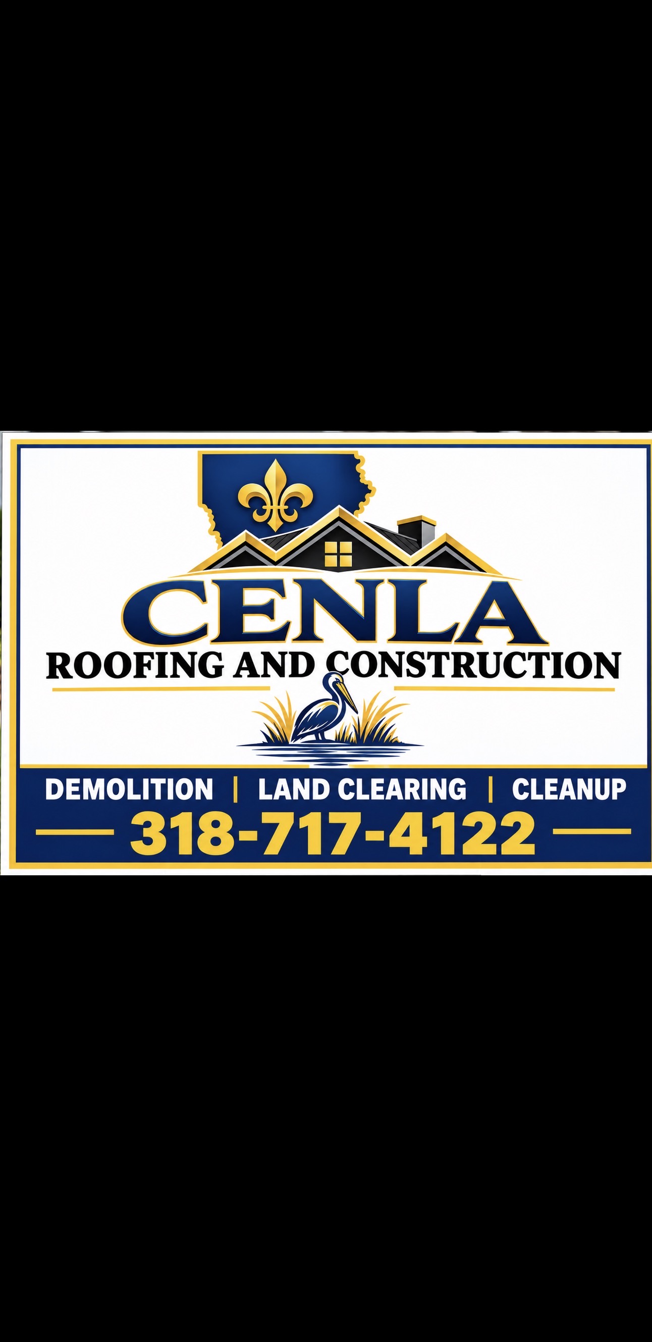 Cenla Roofing and Construction Logo