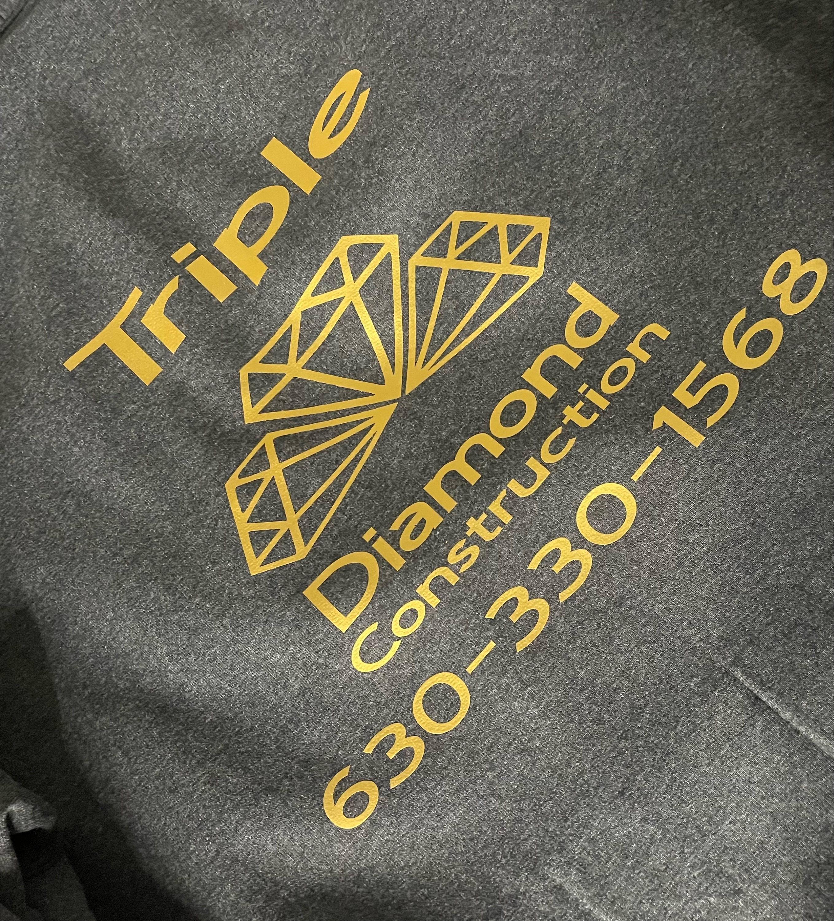 Triple Diamond construction Logo