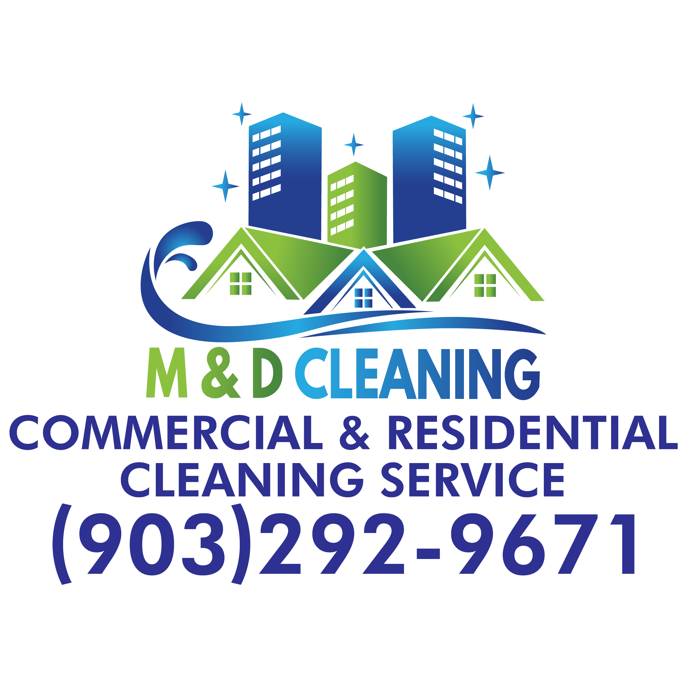 M&D Cleaning Services Logo
