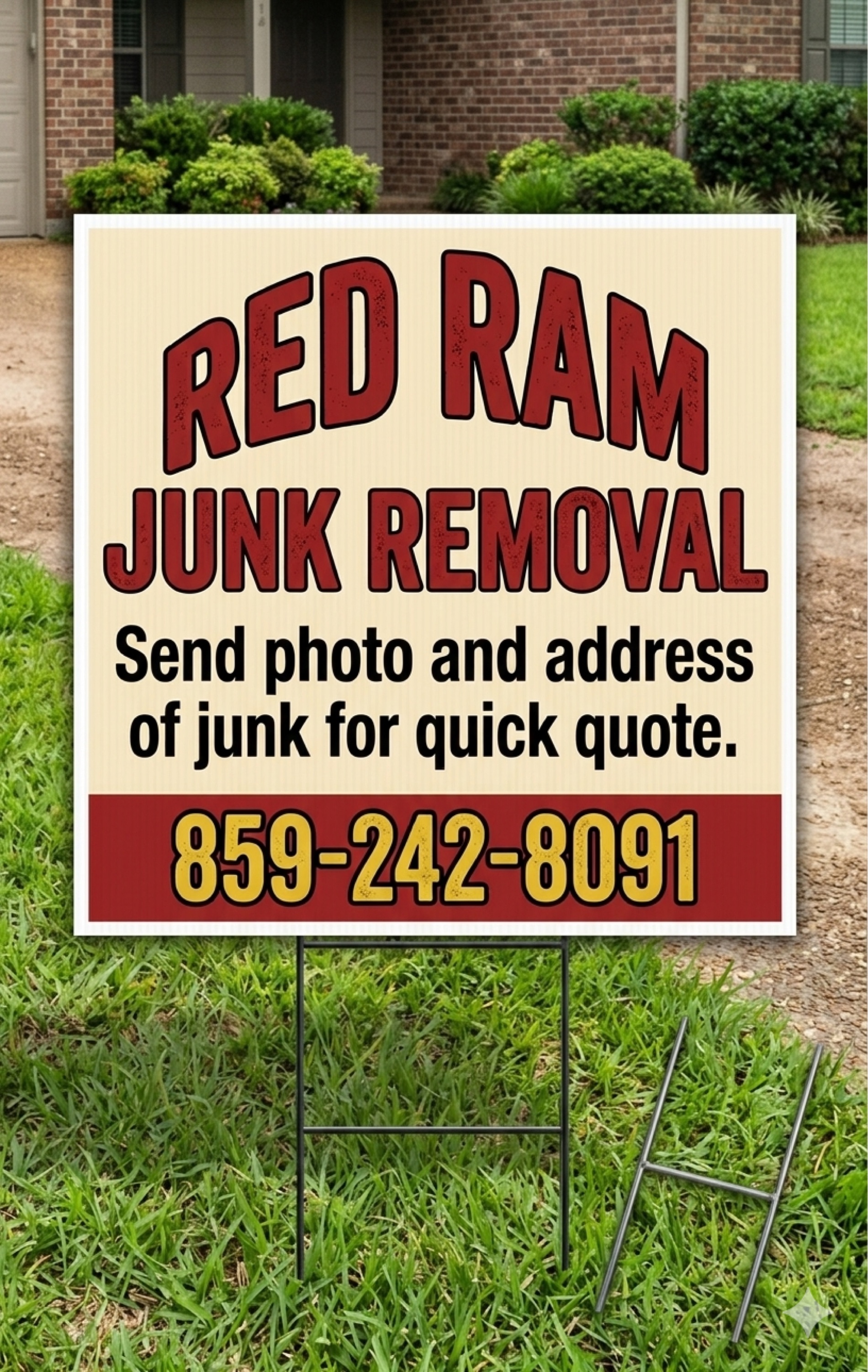 Red Ram Junk Removal Logo