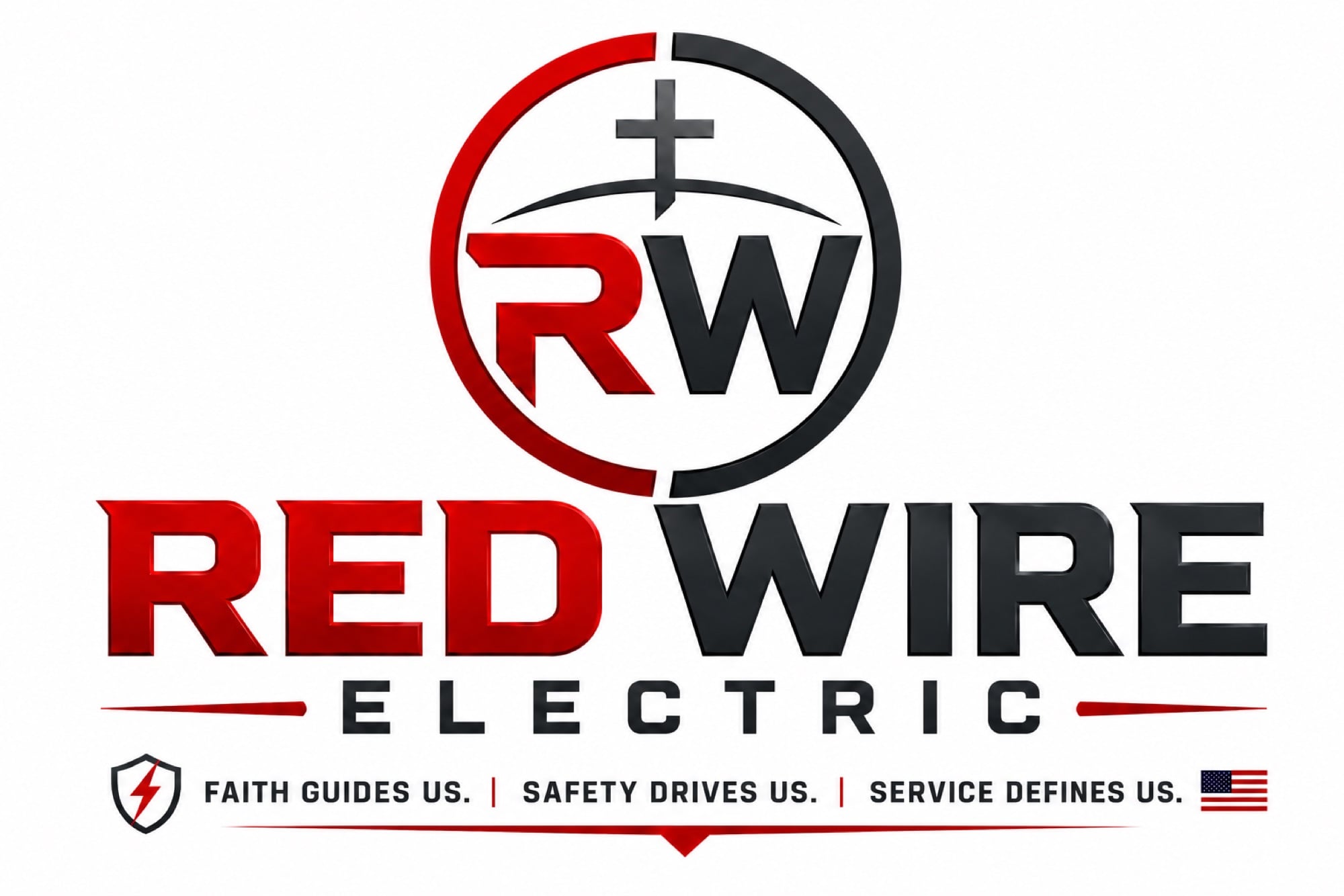 Red Wire Electrical Logo