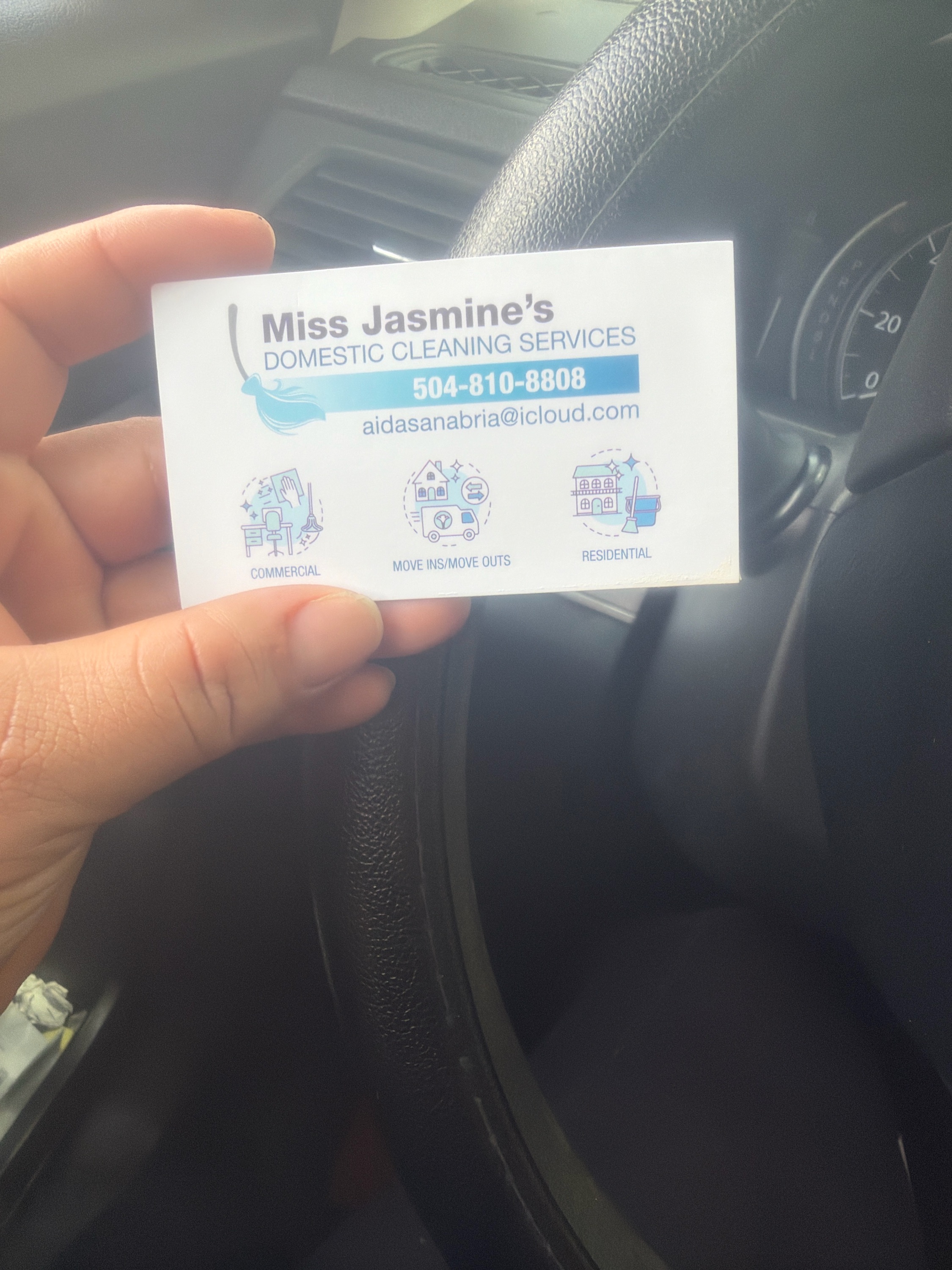 Jasmine Cleaning Service Logo