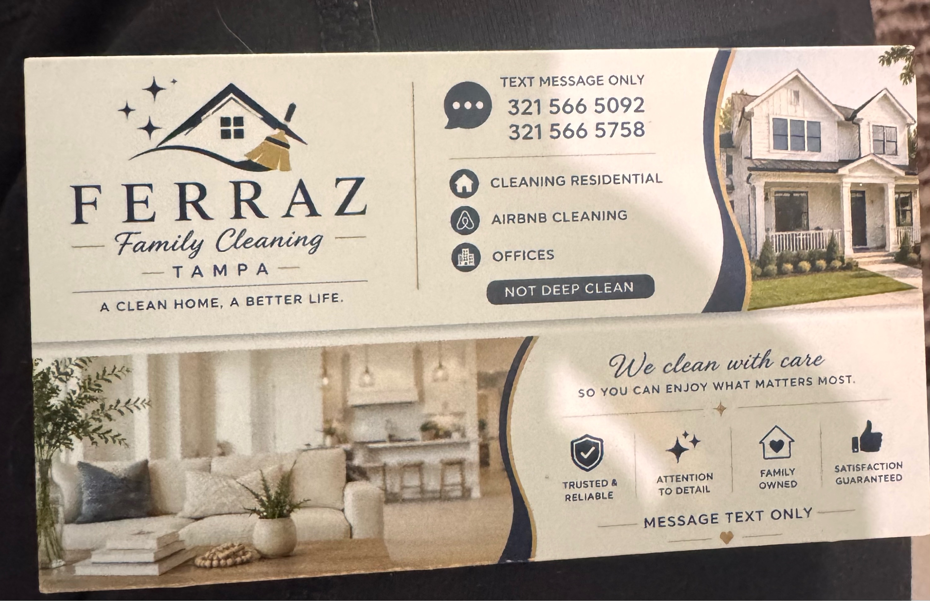 FERRAZ FAMILY CLEANING LLC Logo
