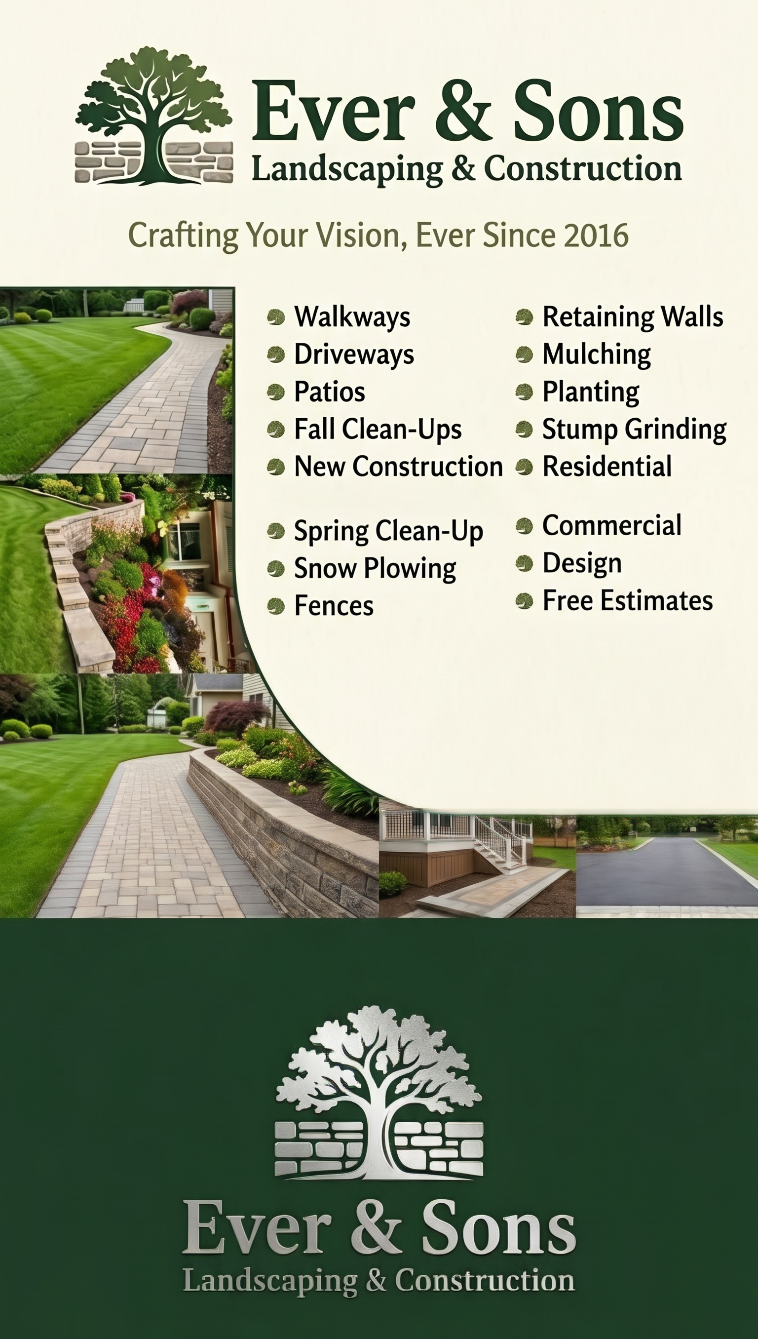 Ever & Sons Landscaping & Construction Logo