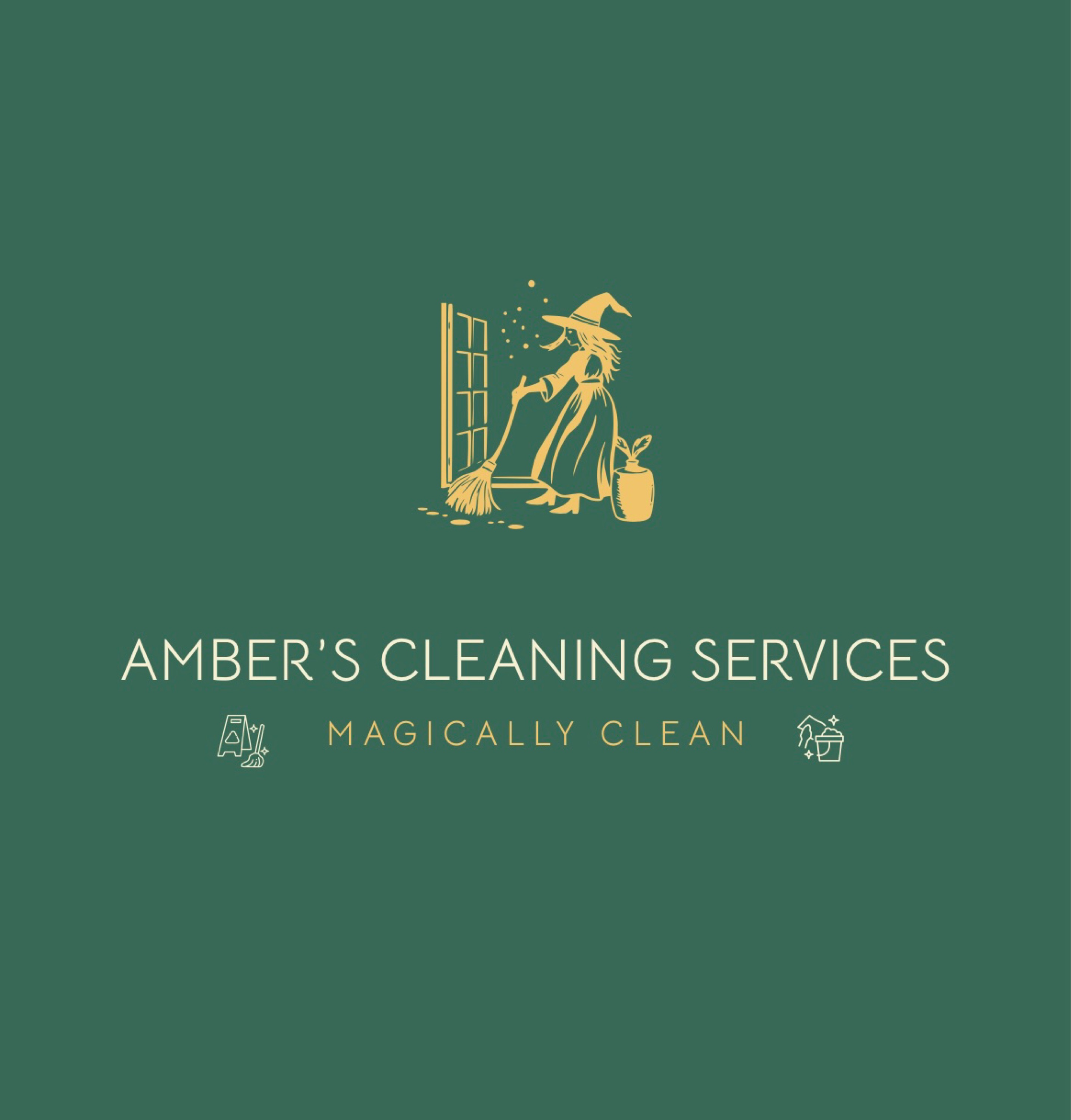 Amber's Cleaning Logo