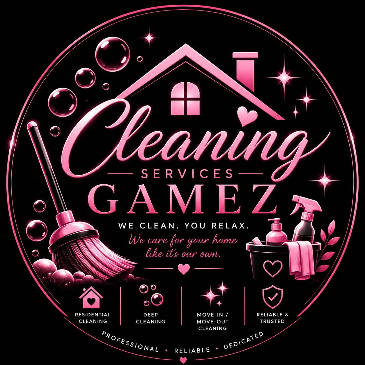 Cleaning Services Gamez Logo