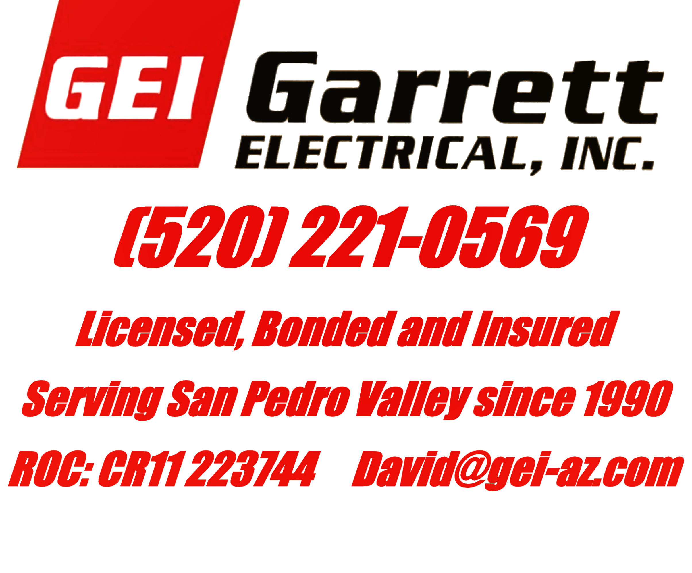 Garrett Electrical, Inc. Logo