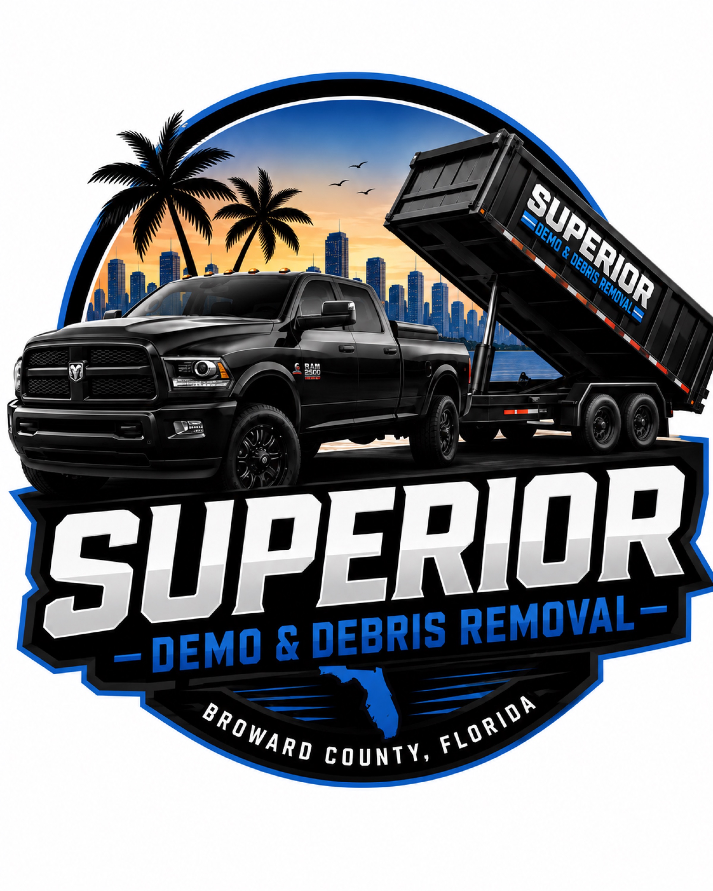 Superior Demo & Junk Removal LLC Logo