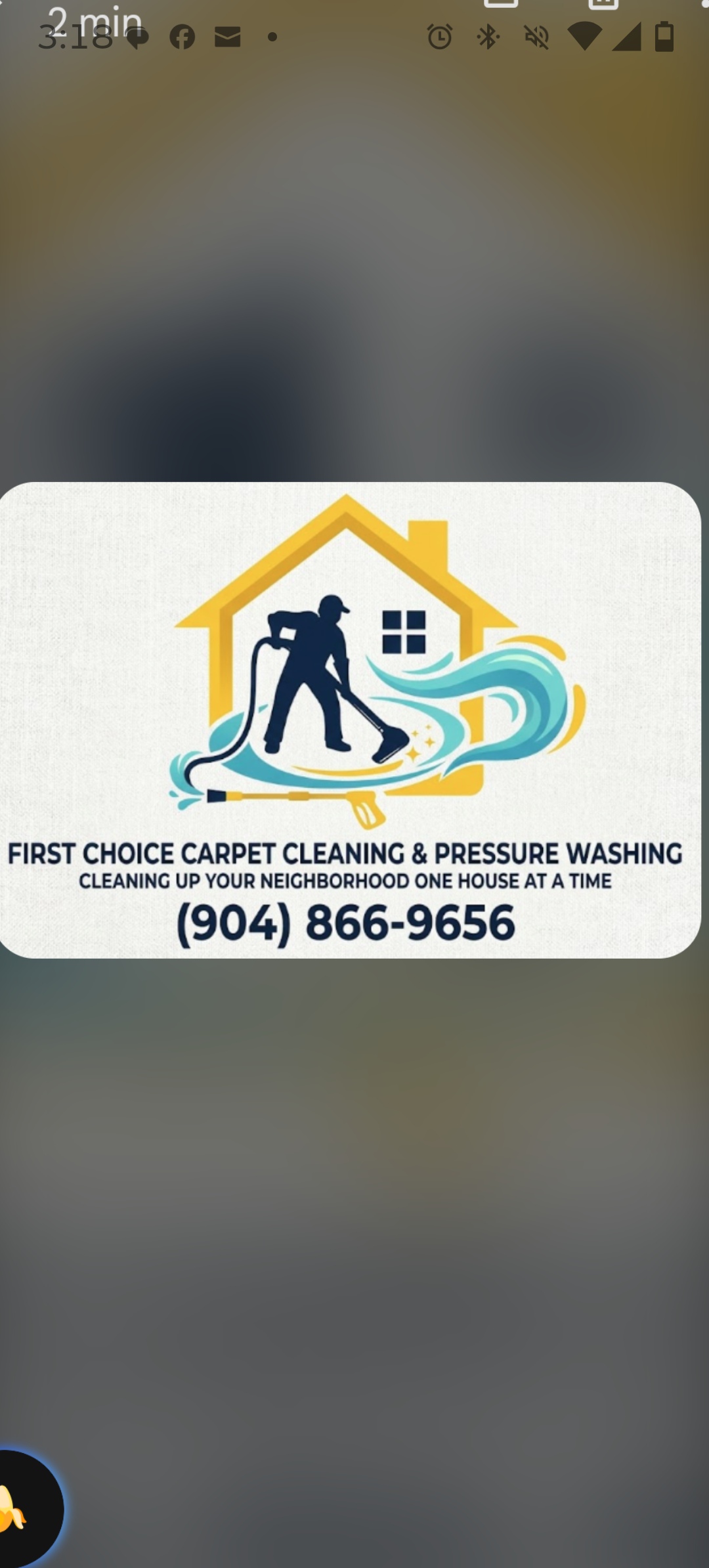 First choice carpet cleaning Logo