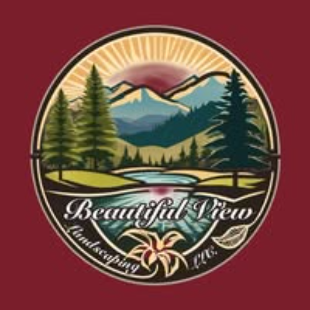 Beautiful View Landscape and Maintenance Logo
