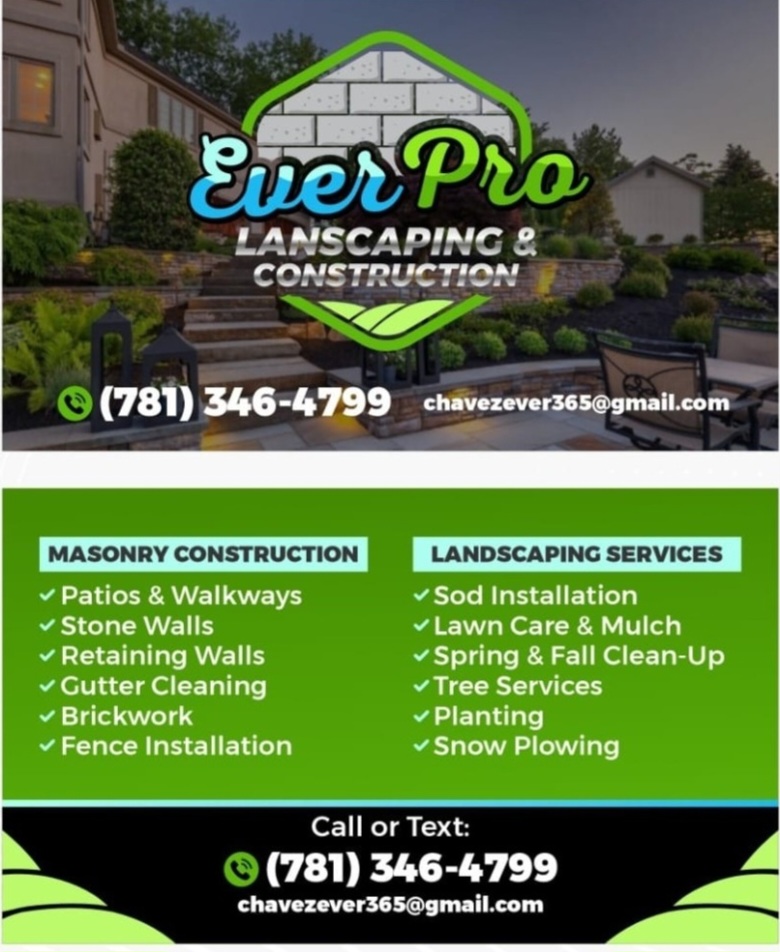 Ever Pro Landscaping Construction Logo