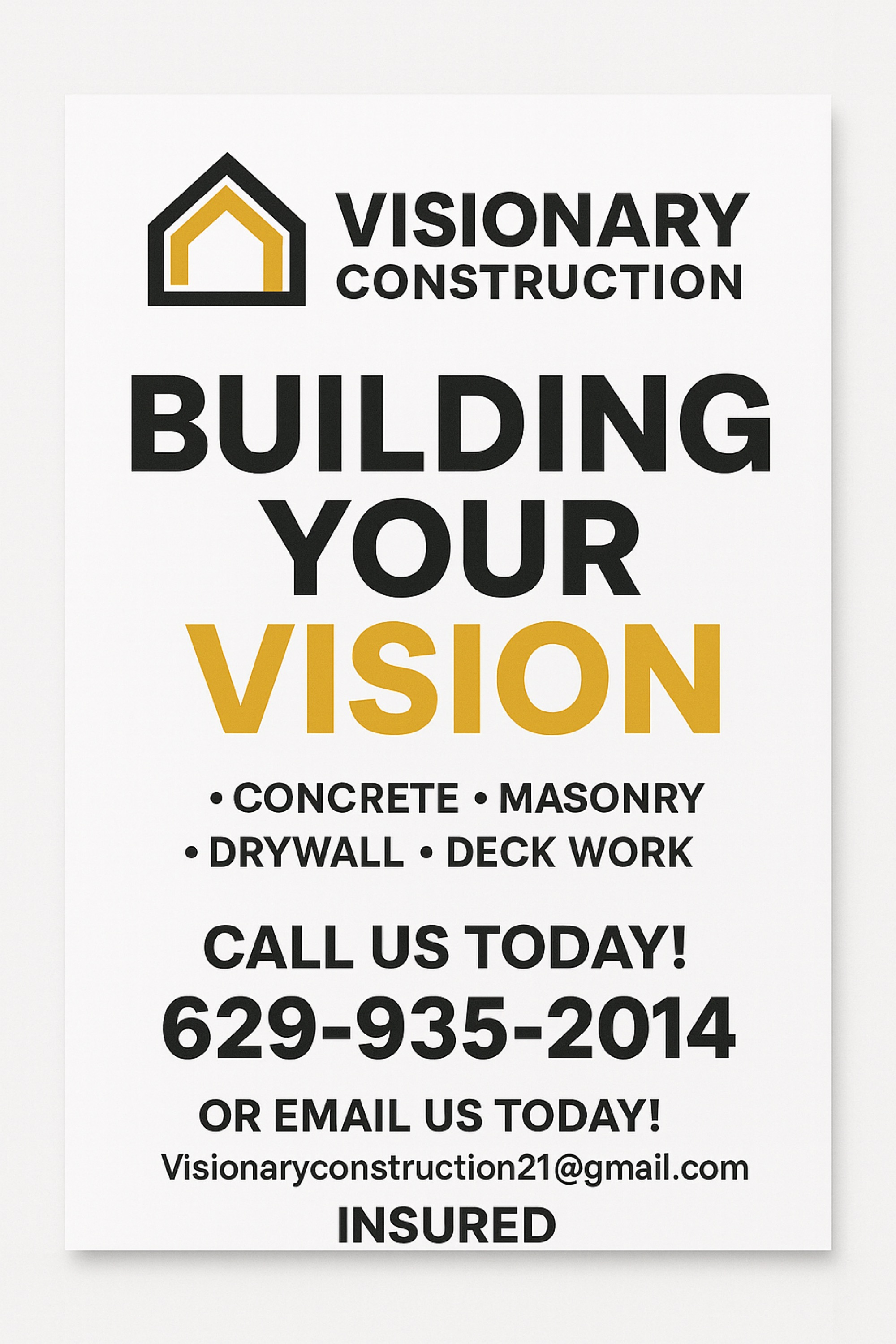 visionary construction Logo