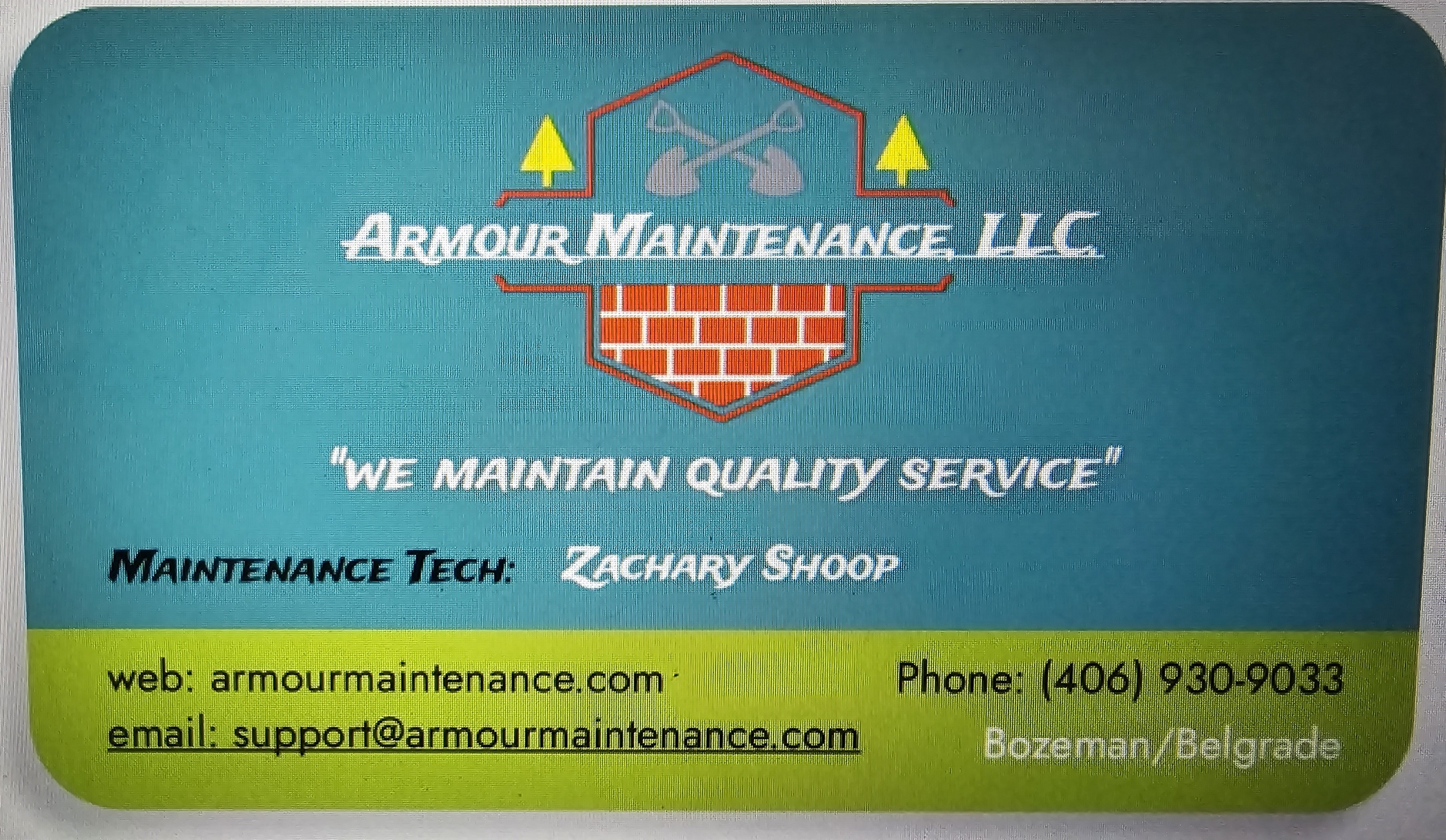 Armour Maintenance, LLC. Logo