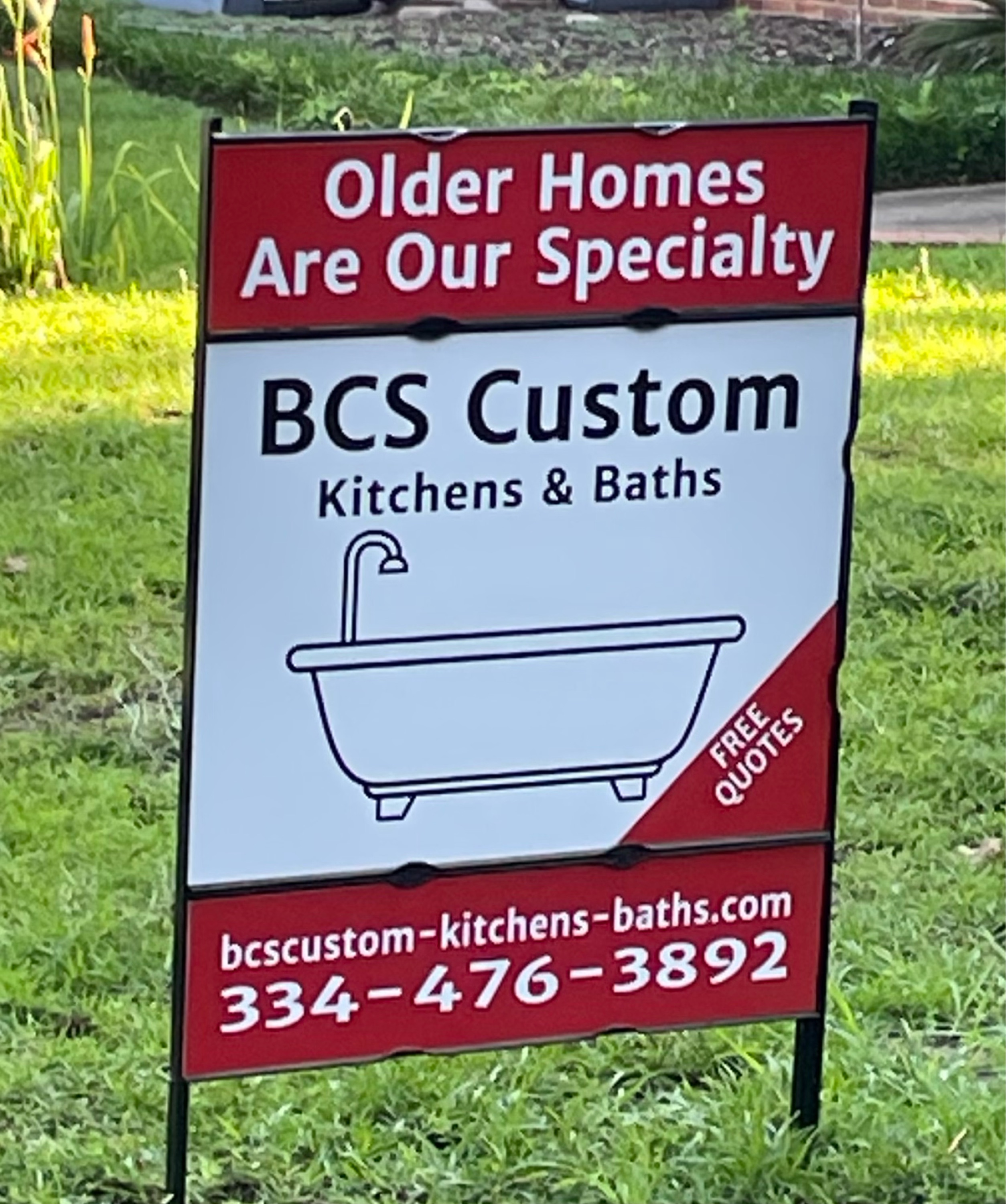 BCS Custom Kitchens and Baths Logo