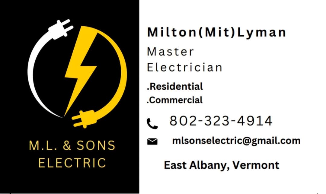 M.L. & Sons Electric Logo