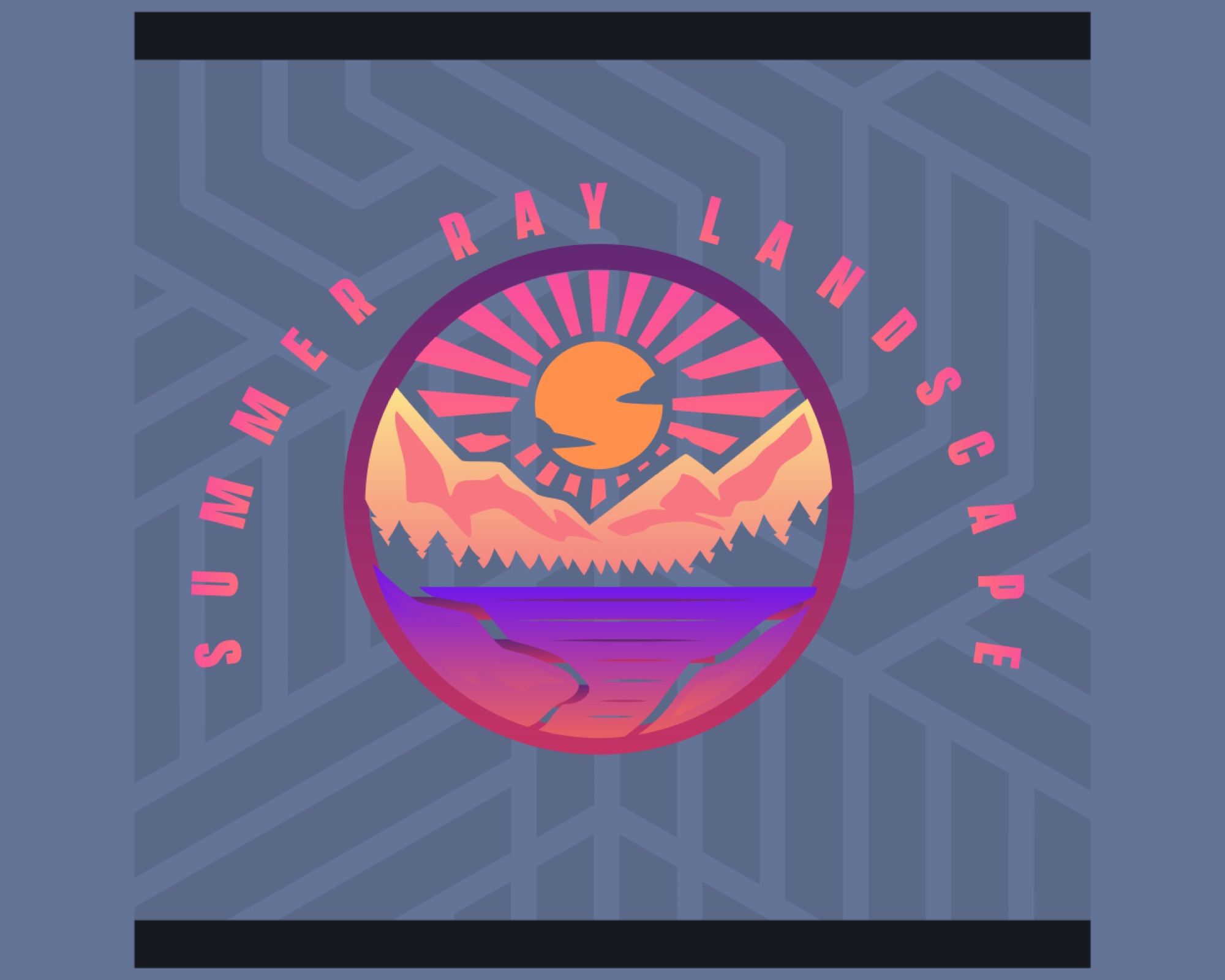 Summer Ray Landscape Logo