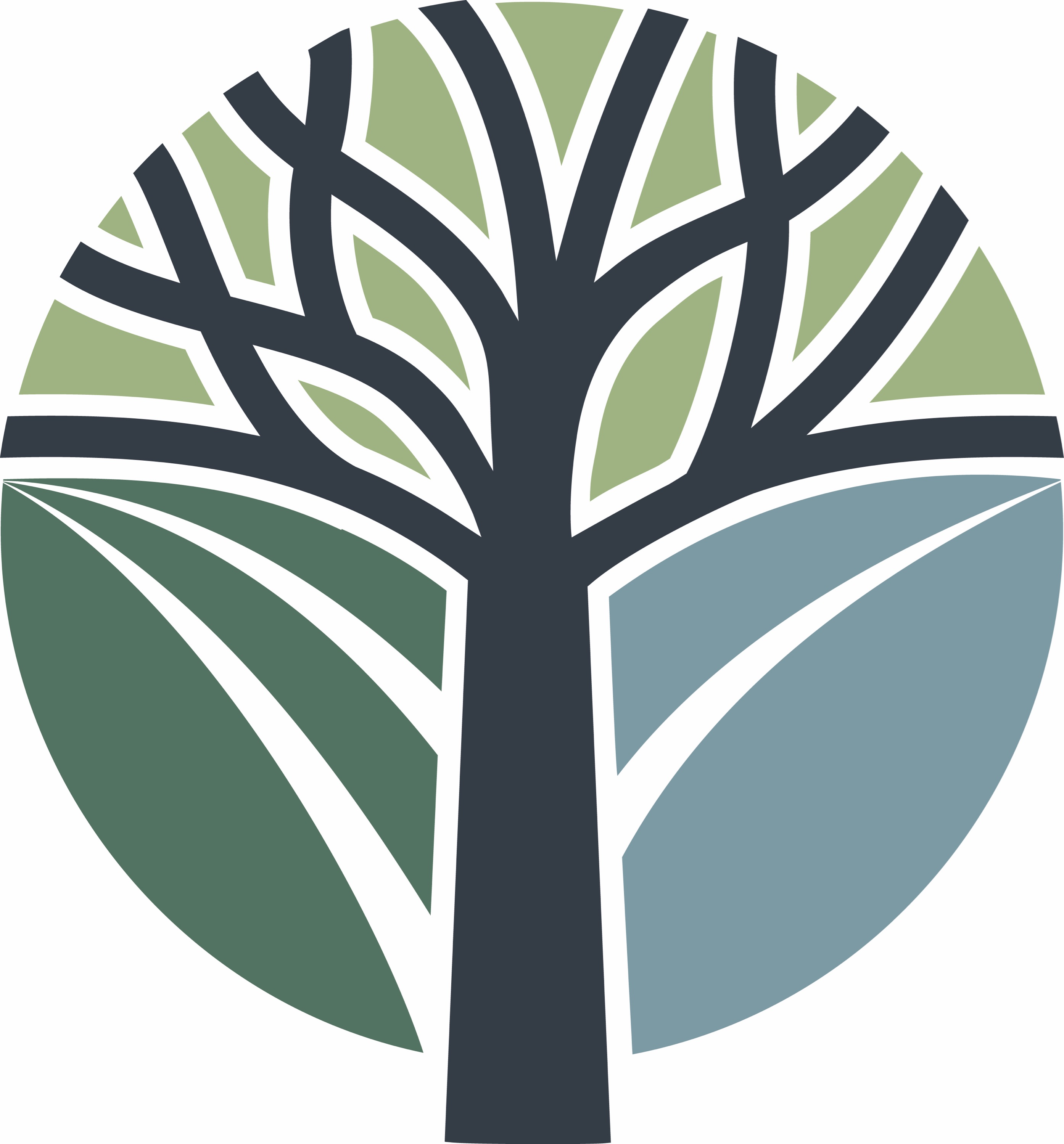 Mr Bills Land Tree Snow Logo