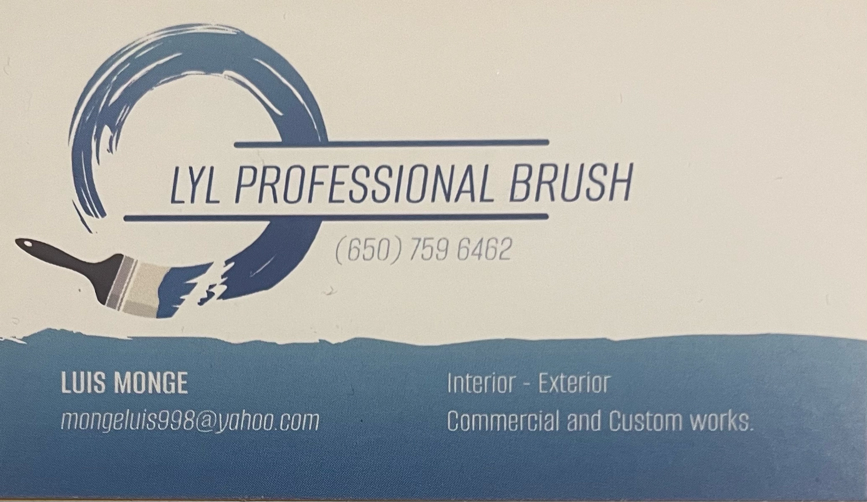 L Y L PROFESSIONAL BRUSH Logo