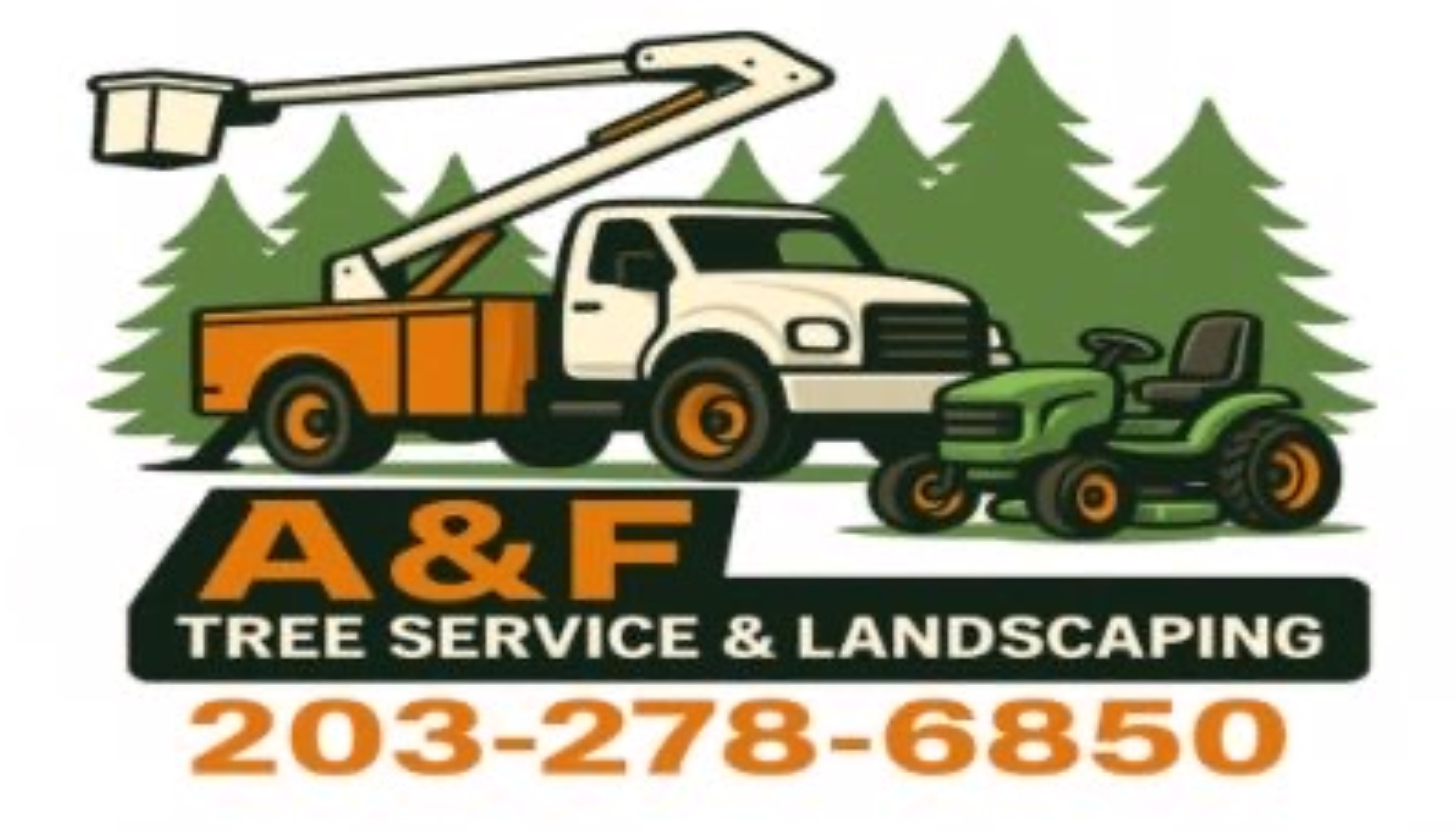 A & F TREE SERVICE & landscaping Logo