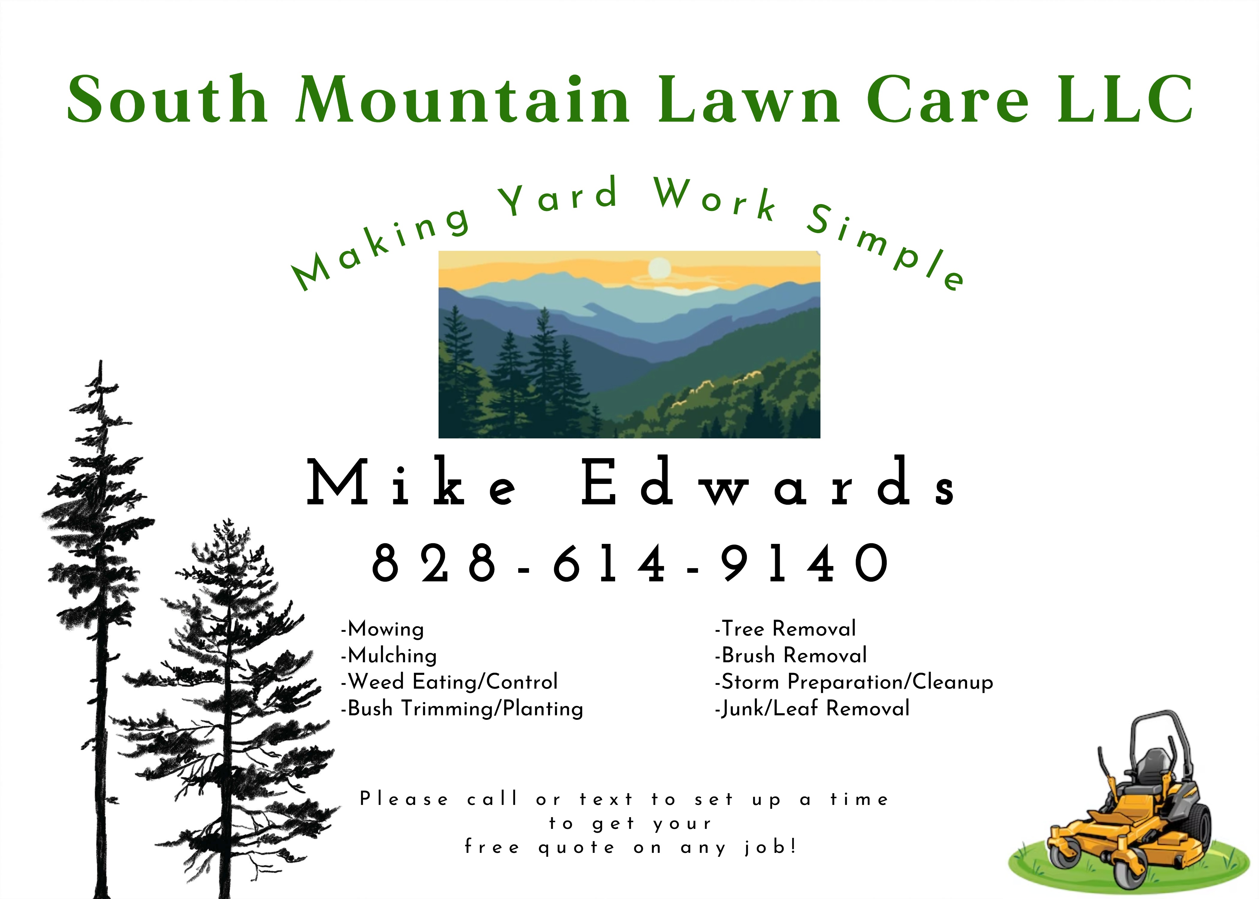 South Mountain Lawn Care Logo