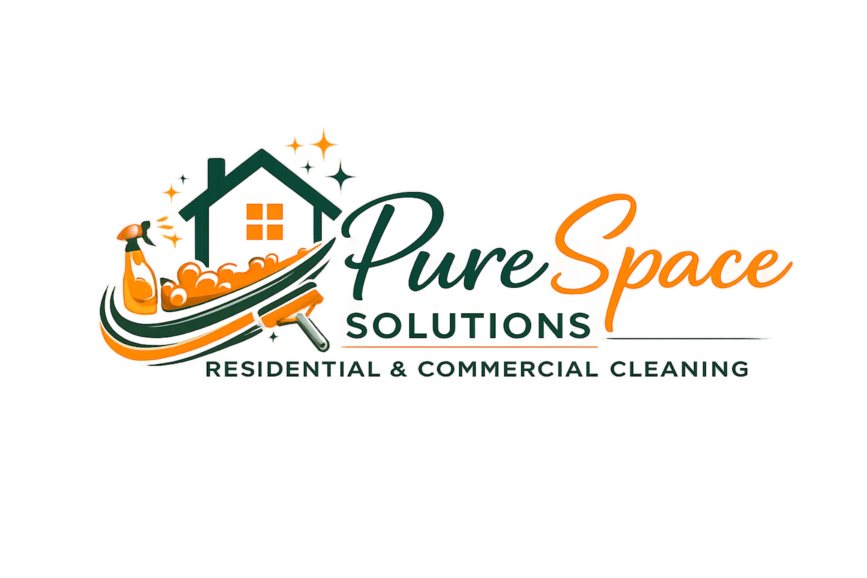 Pure Space Solutions Commercial and Residential Cleaning LLC Logo